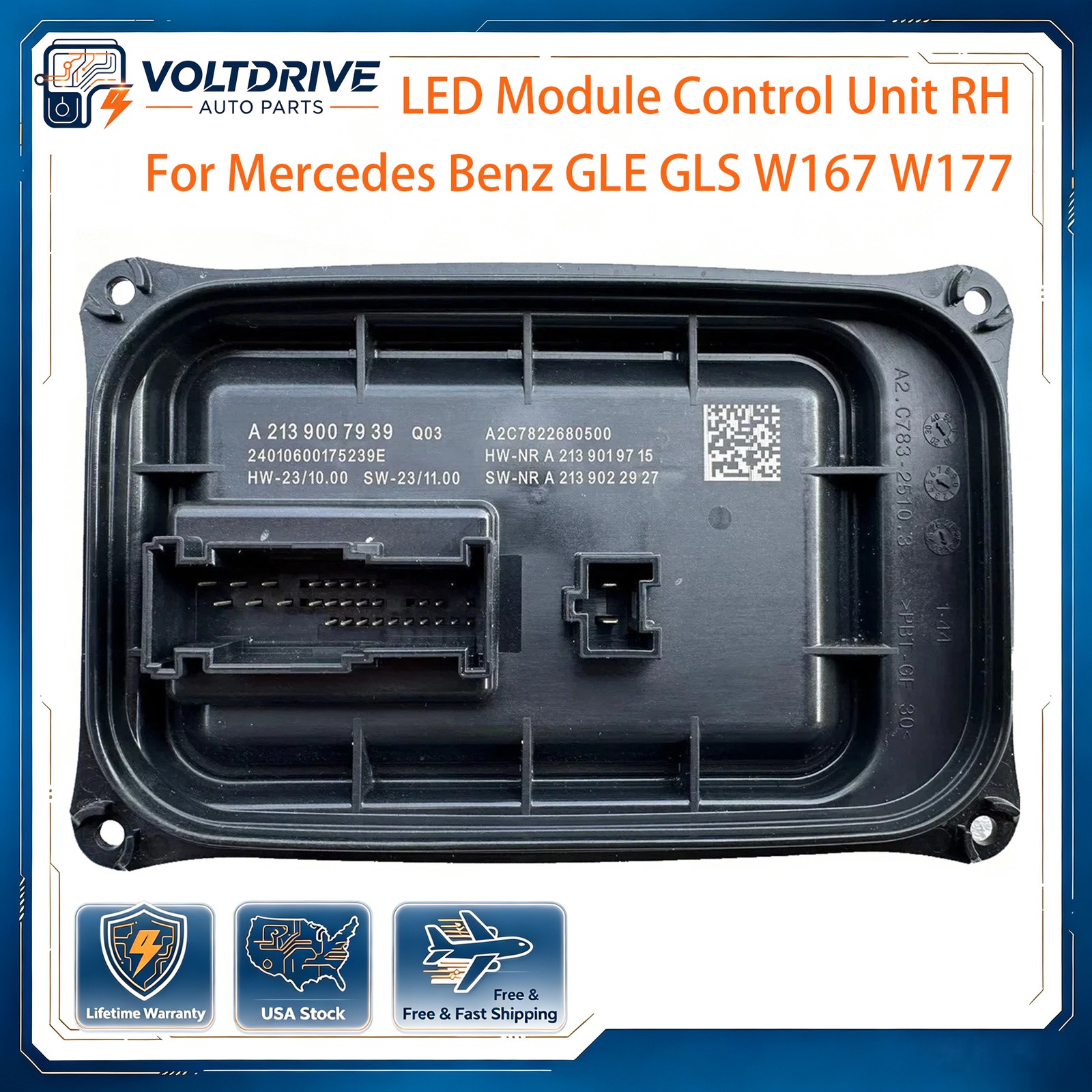 OEM A2139007939 LED Module Control Unit RH For Mercedes Benz GLE GLS W167 W177