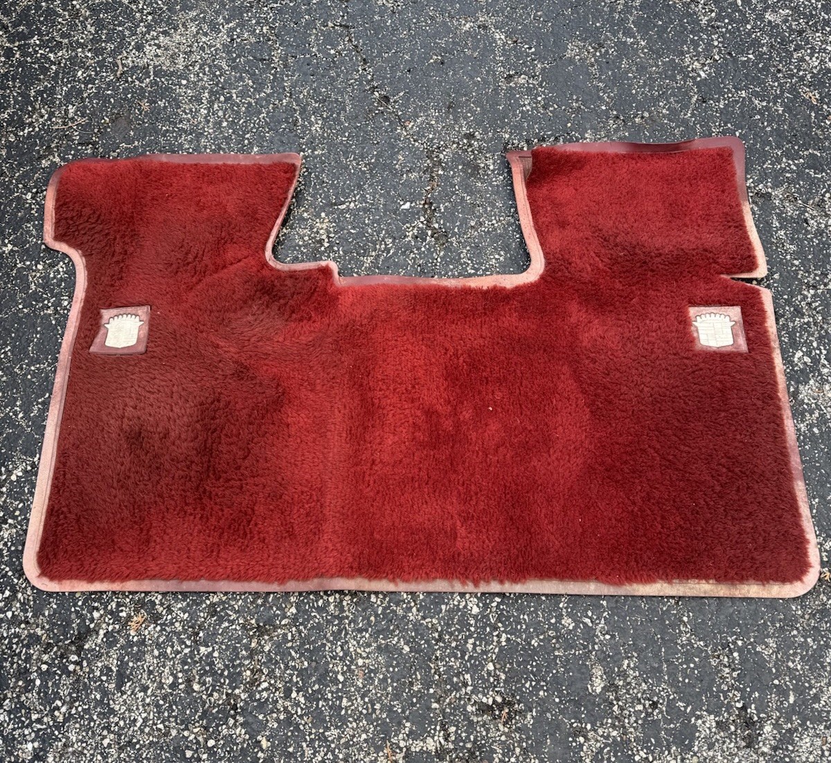 1979-84 Cadillac Eldorado OEM Front Floor Mat Red 1979-84 Cadillac Eldorado OEM Front Floor Mat Red