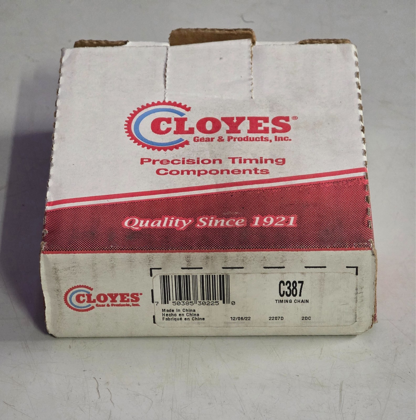 CLOYES C387 Premium Engine Timing Chain CLOYES C387 Premium Engine Timing Chain