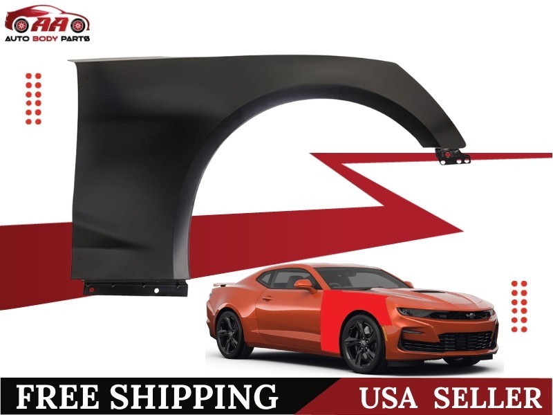 For Chevrolet Camaro 16-24 Right Front Passenger Side Fender Panel Steel Primed For Chevrolet Camaro 16-24 Right Front Passenger Side Fender Panel Steel Primed