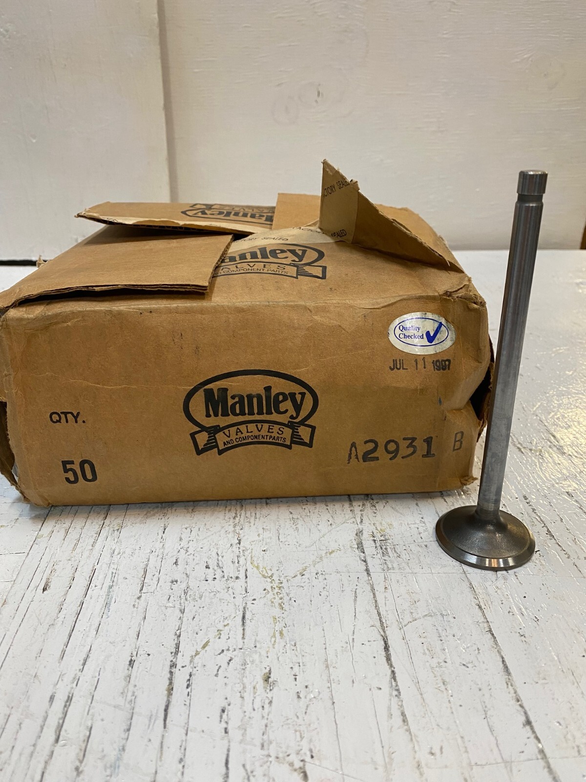 50 Manley Engine Intake Valves A2931 B (50 qty) 50 Manley Engine Intake Valves A2931 B (50 qty)