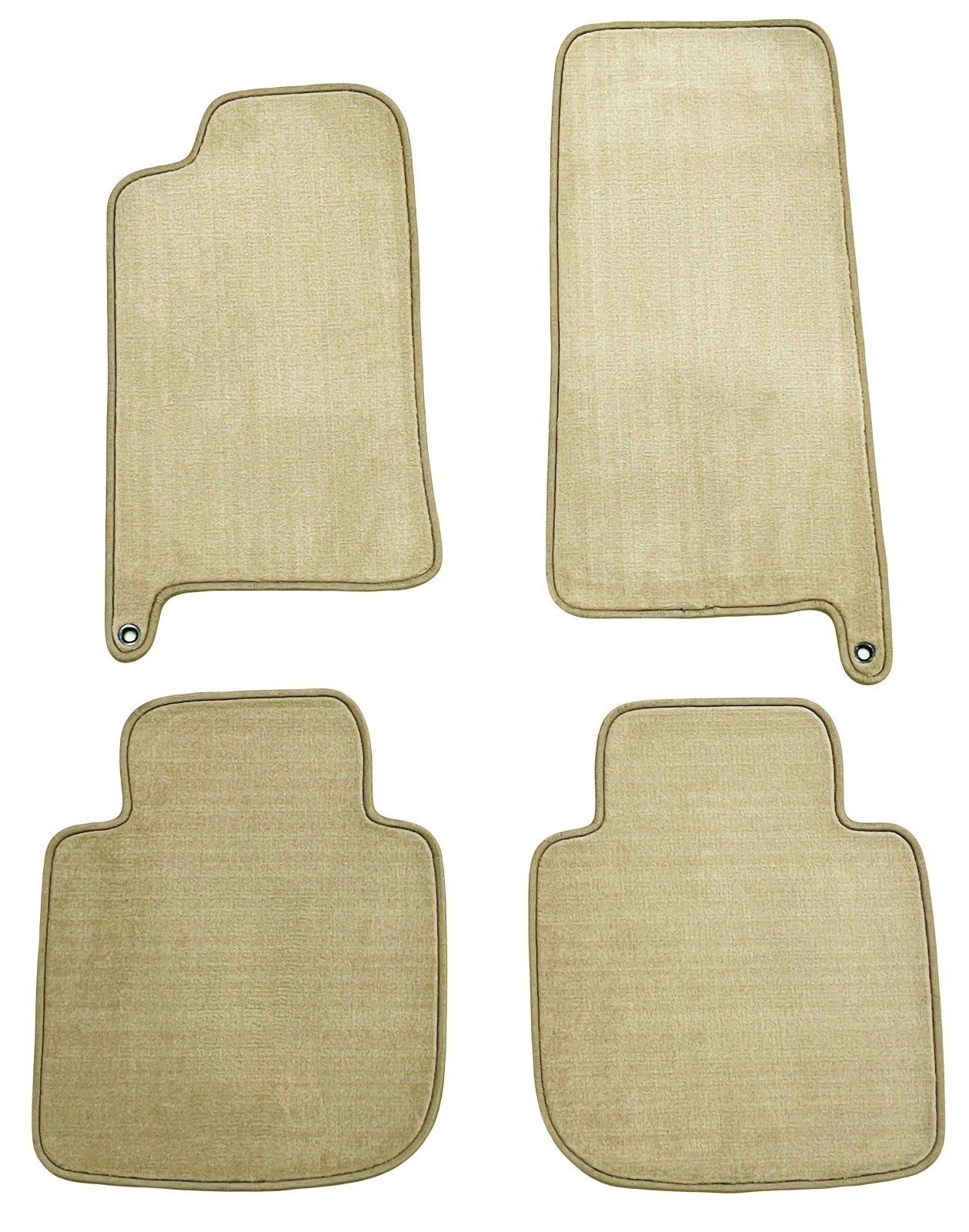 Jaguar XJ8 Tan Floor Mats Fits Yrs 1998 - 2001 XJ8L LWB Long Base 4 Pc Mat Set