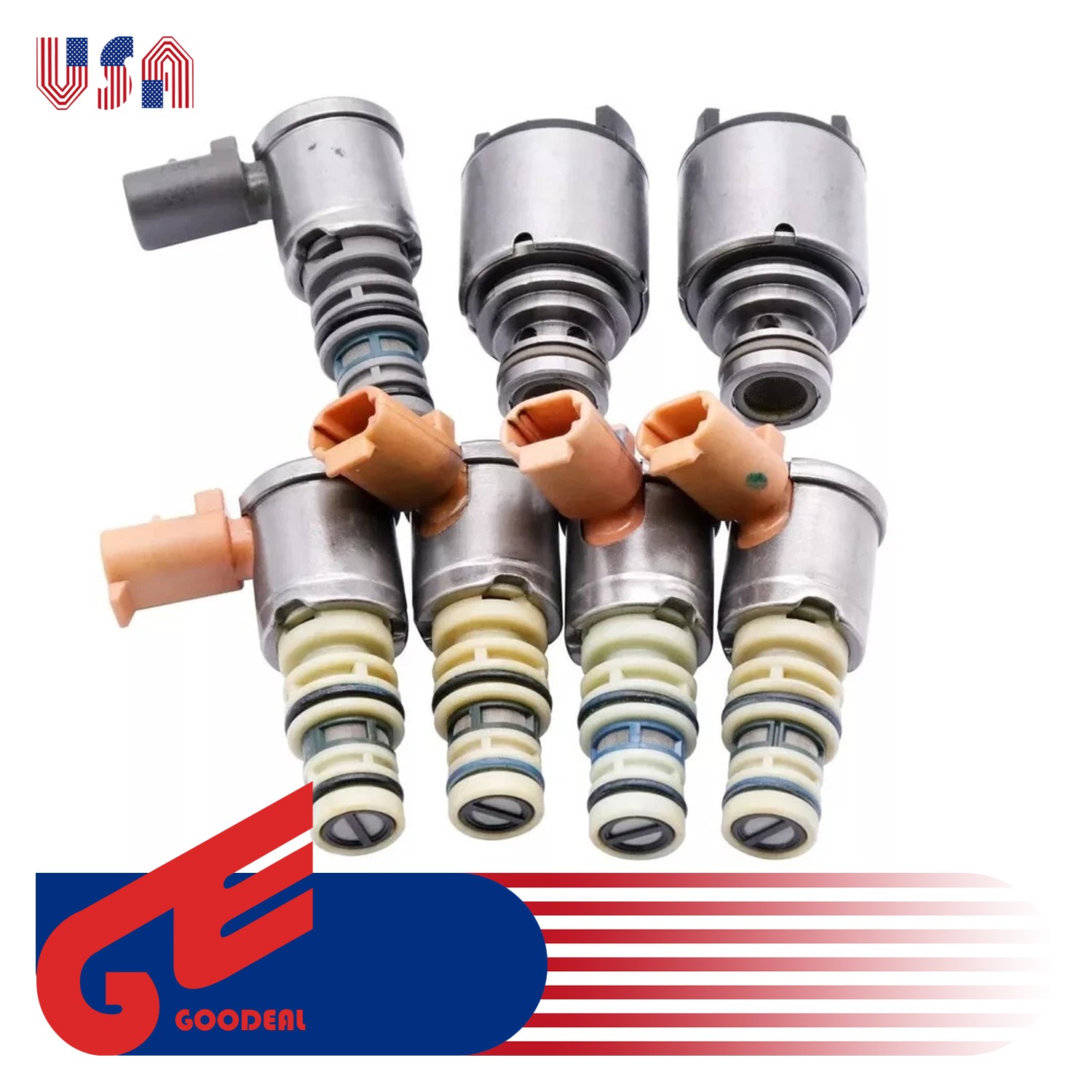 7Pcs Transmission Solenoid Valves Kits For 2001-2005 Chevrolet Silverado 2500 HD