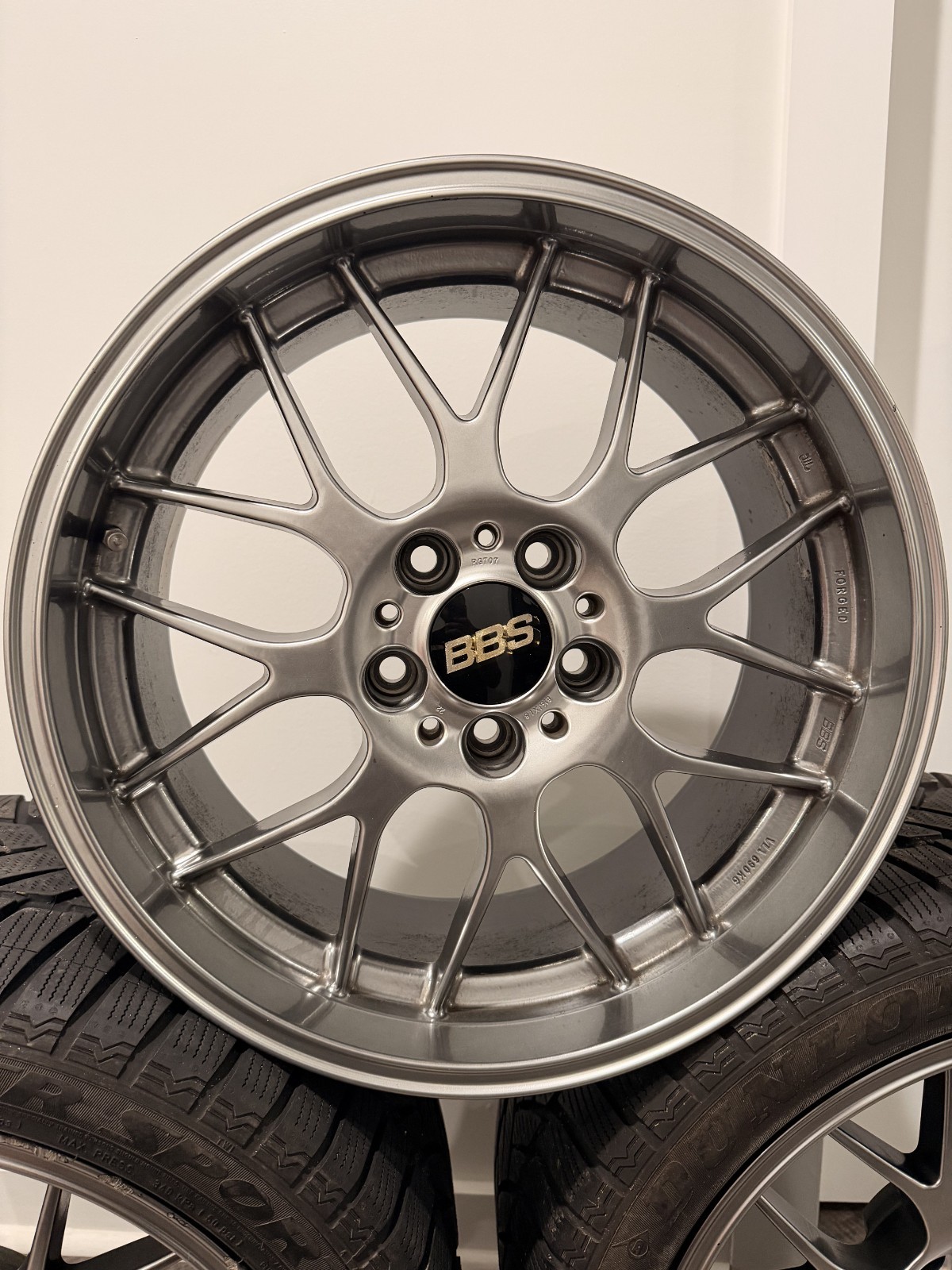 GENUINE BBS RG-R RG707 18x8.5 ET22 5x120 Forged Wheel