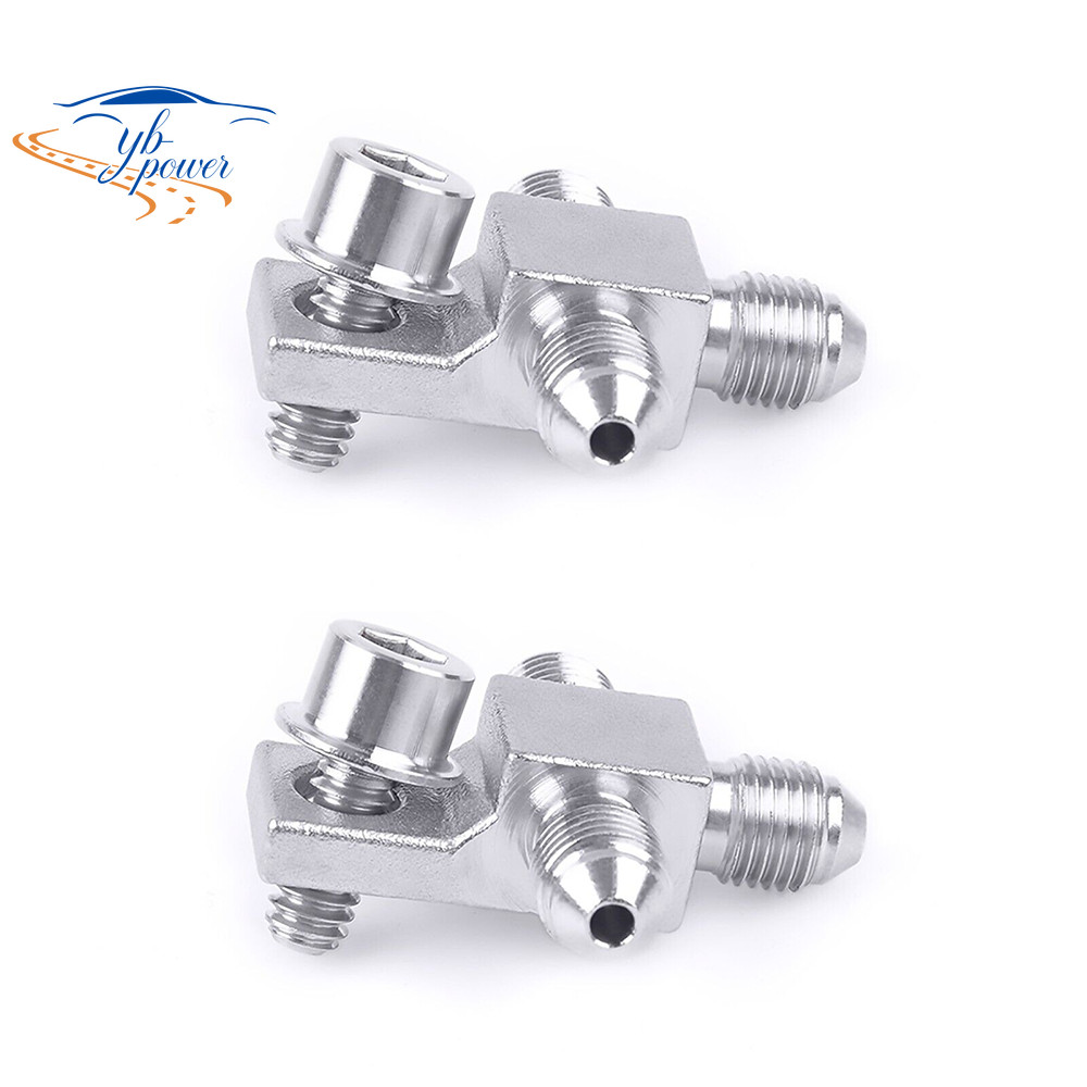 3AN AN3 3-Way Male Brake Hose Fitting Tee Adapter 3AN AN-3 Stainless Steel 2PCS 3AN AN3 3-Way Male Brake Hose Fitting Tee Adapter 3AN AN-3 Stainless Steel 2PCS