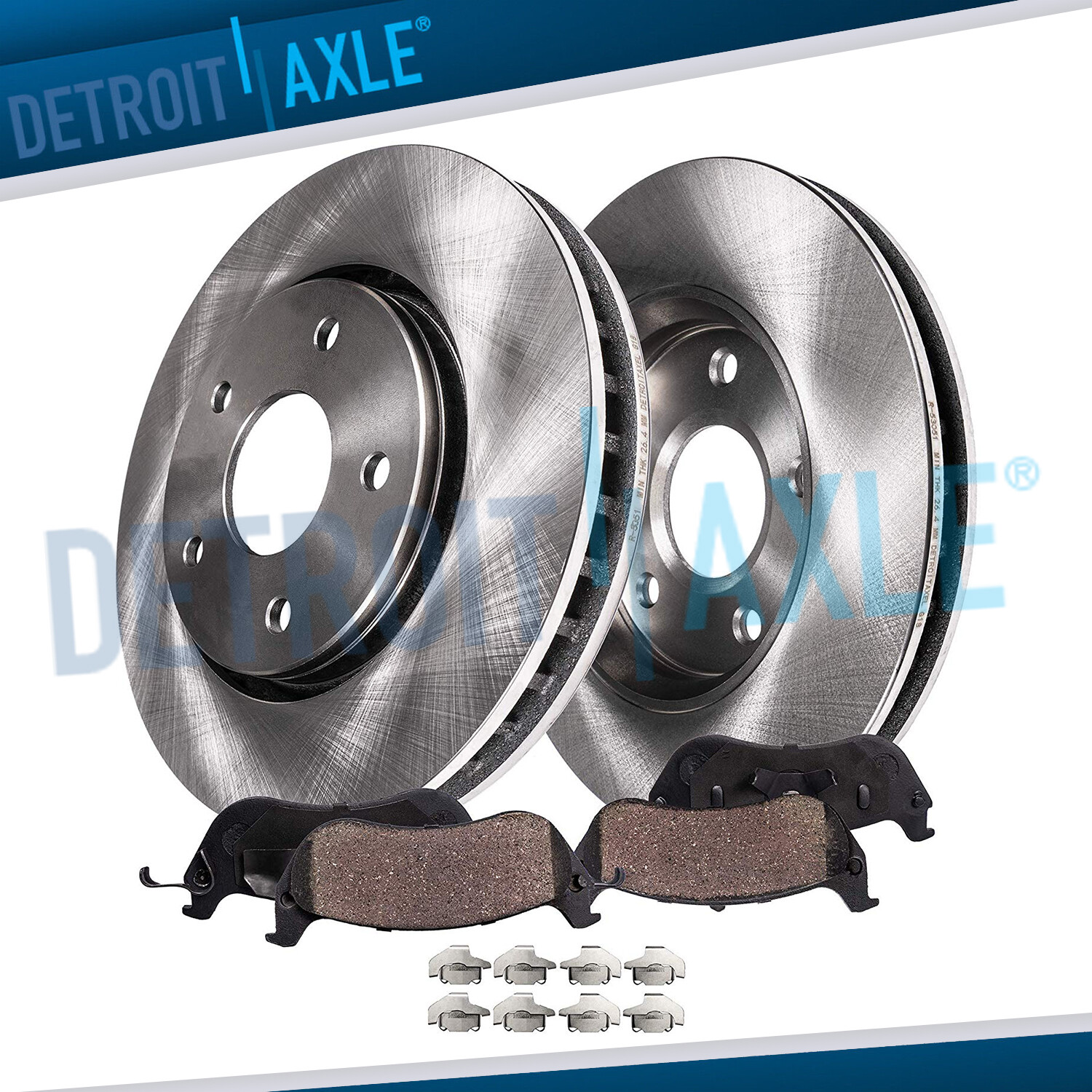 11.65'' (296mm) Front Disc Rotors Ceramic Brake Pads for 2007-2013 Nissan Altima