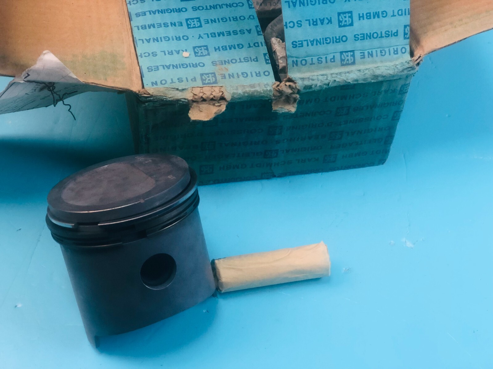 Opel Rekord 1.7L  P1, P2 & A 1959-65 KS Piston Set Kolben 86.50 mm 91097640 NOS