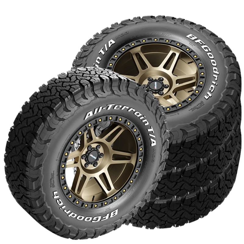 4 BFGoodrich All Terrain T/A KO3 RWL 285/70R17 126/123S 50K Mileage Load Range E