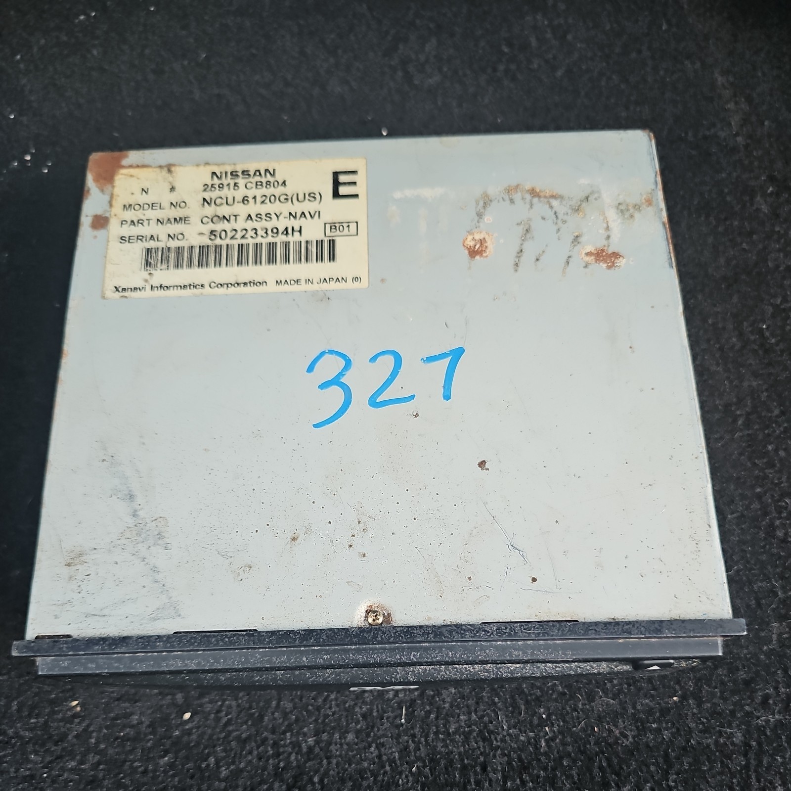 2003-2005 NISSAN MURANO MAXIMA NAVIGATION DVD PLAYER OEM 25915CB804 2003-2005 NISSAN MURANO MAXIMA NAVIGATION DVD PLAYER OEM 25915CB804