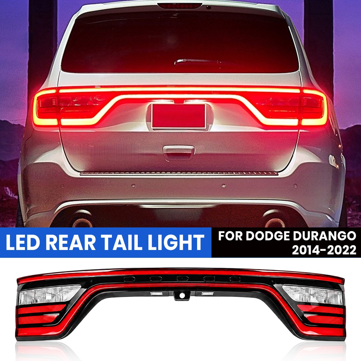 For 2014-2022 Dodge Durango Tail Light Lamp Liftgate W/ Camera Hole 68453659AC