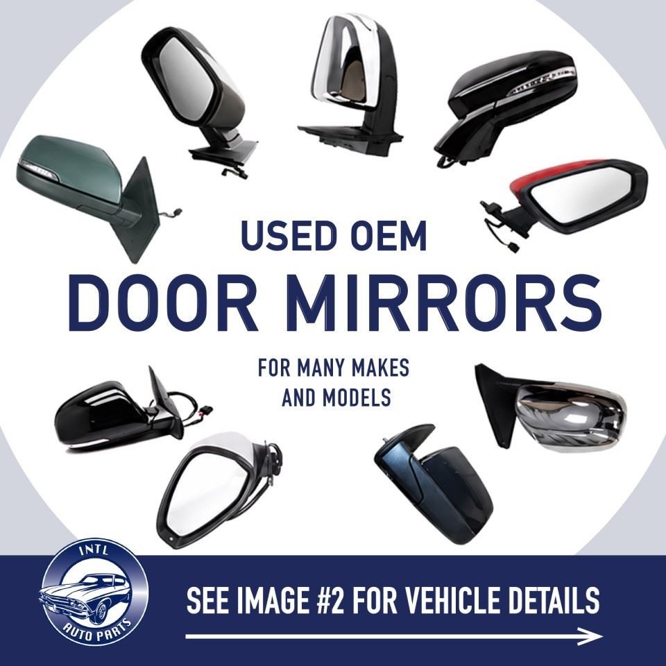 Right Passenger Side View Blue Door Mirror Power Fits 2023-25 KIA NIRO OEM 46805