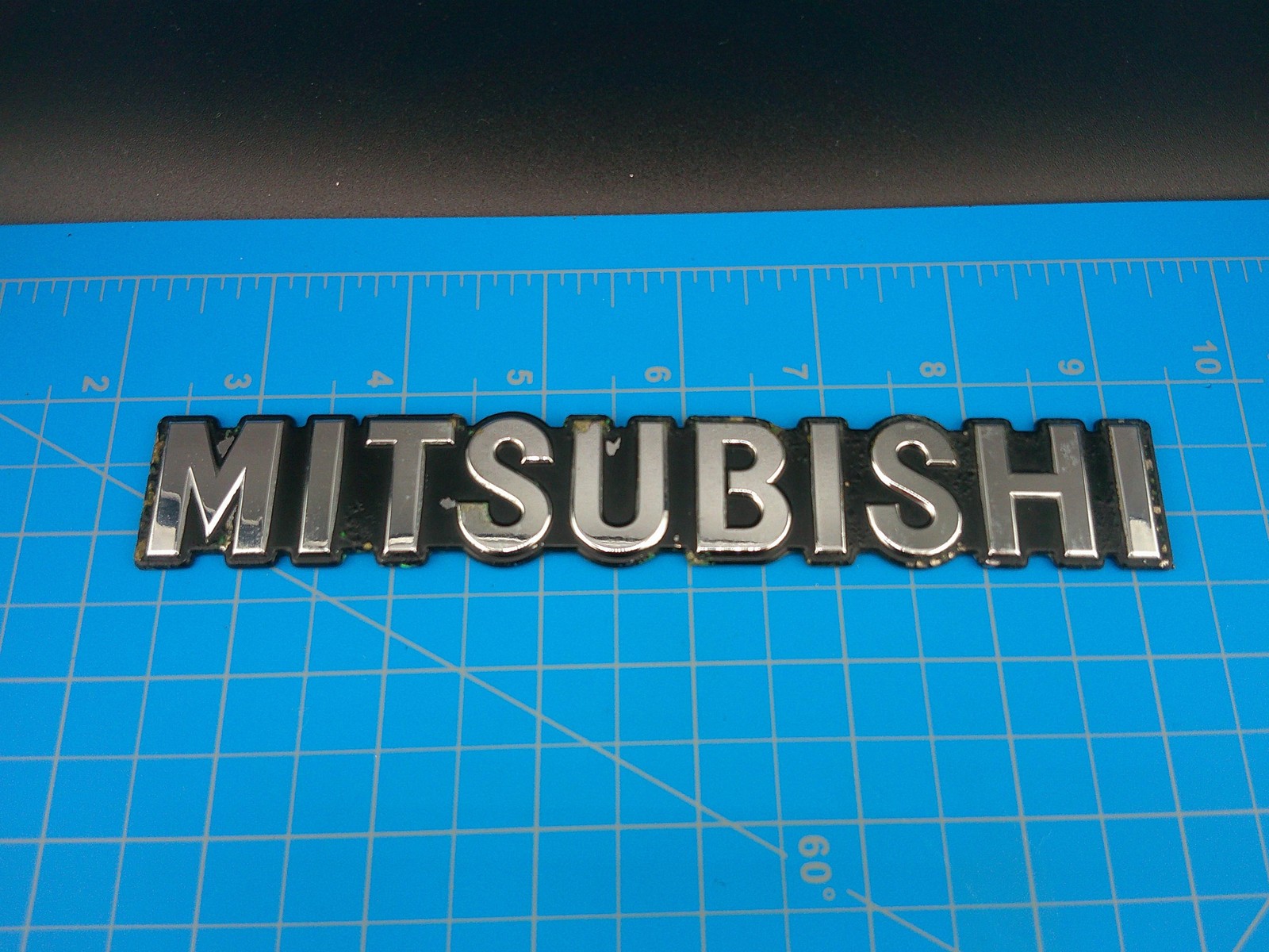 Vintage Mitsubishi OEM Rear Trunk Emblem Badge MB289900 Original JDM Japan