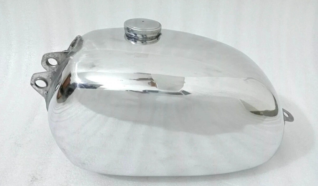 Husqvarna Husky 250 Cross STEEL CHROME Petrol Tank with Cap /FIT FOR