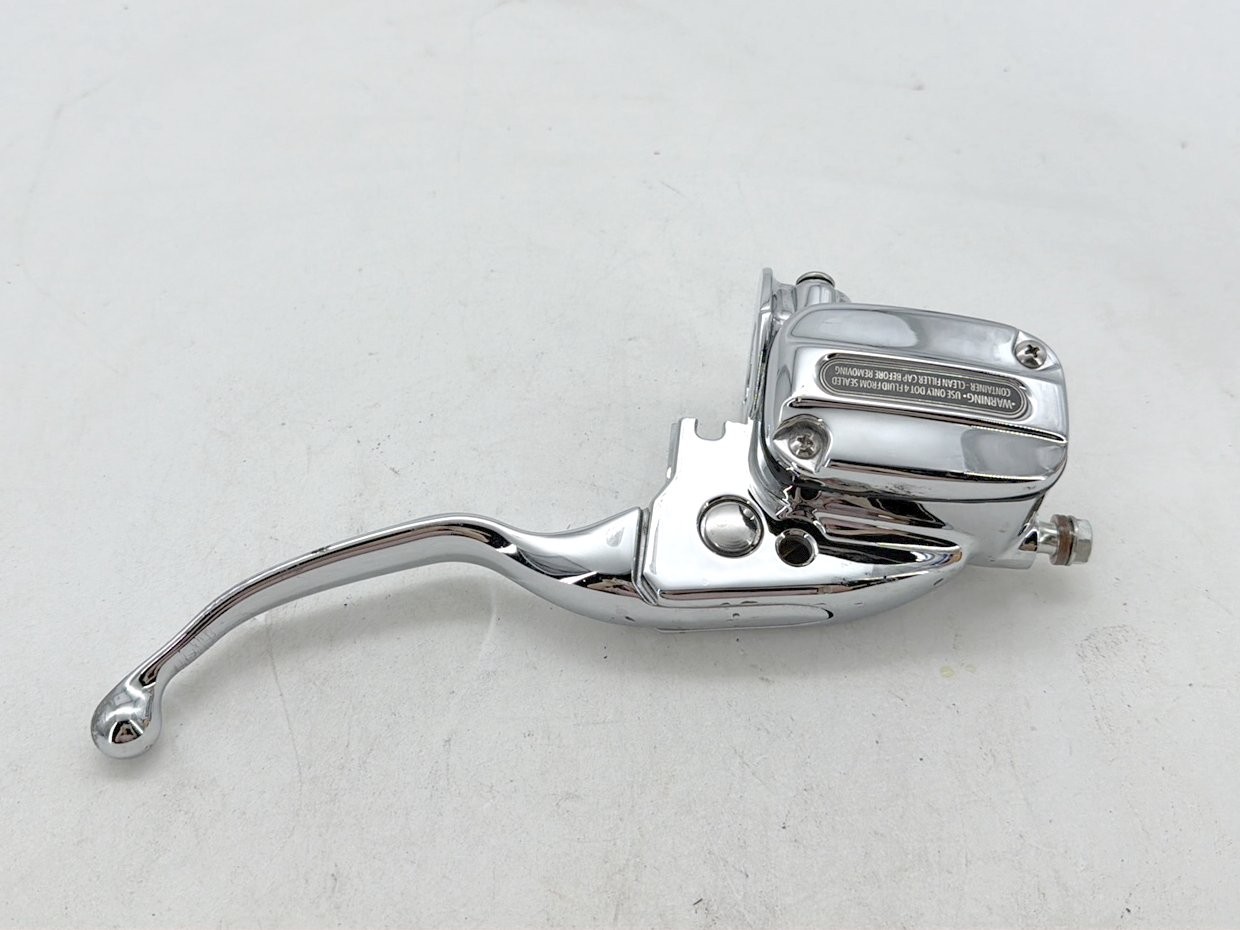 10 Harley Street Glide Touring OEM Front RH Brake Lever Master Cylinder CHROME