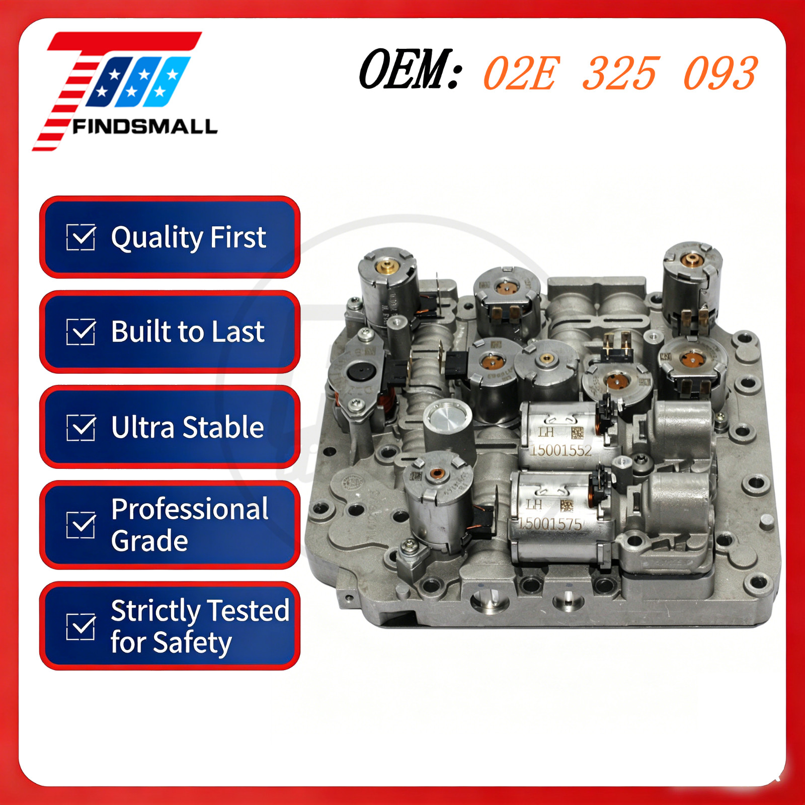 Genuine 02E DQ250 Transmission Valve Body 6 Speed DSG for Volkswagen Audi Skoda