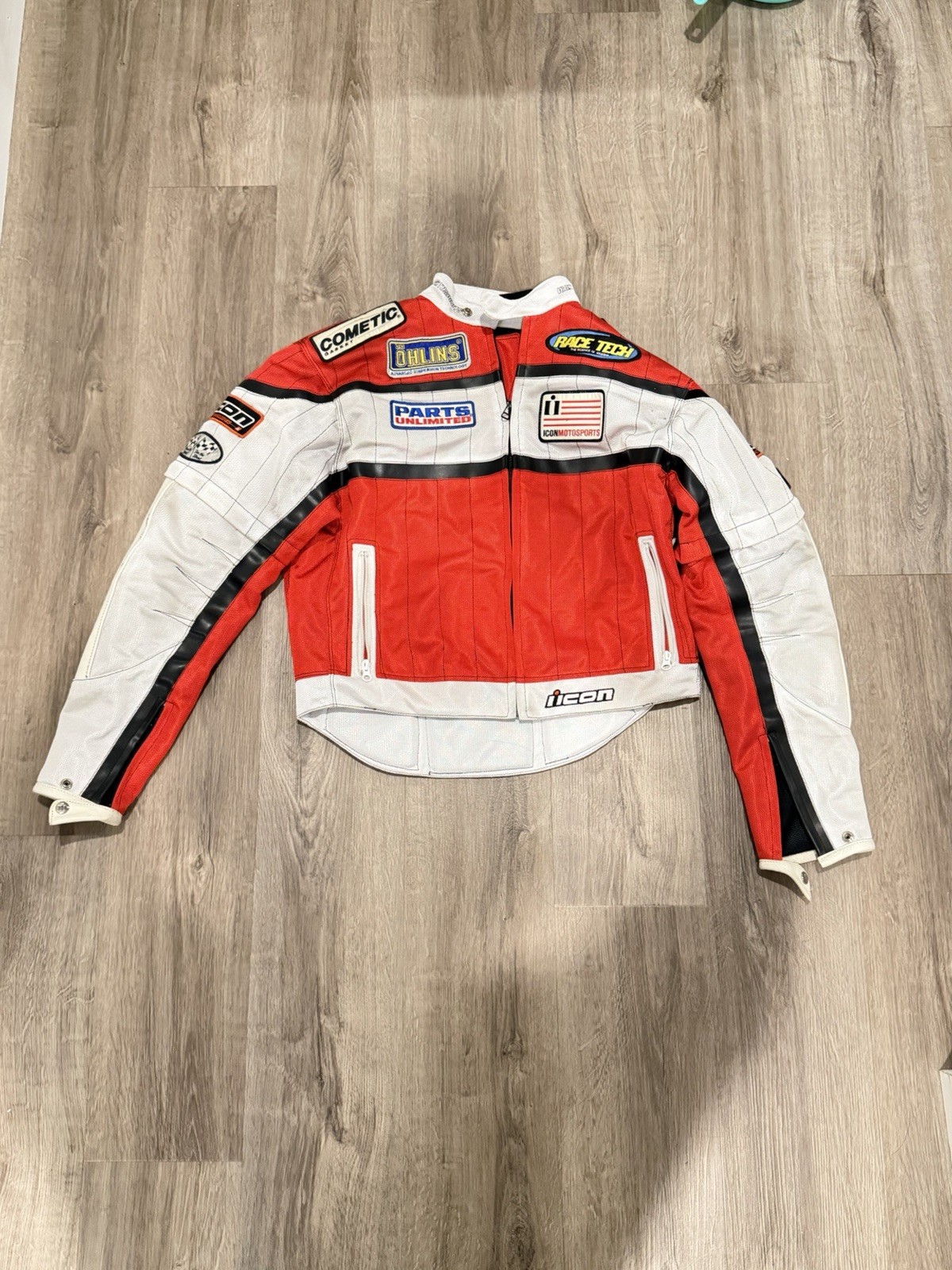 Icon Motorsports Tarmac Jacket Mens Medium Excellent Condition Icon Motorsports Tarmac Jacket Mens Medium Excellent Condition