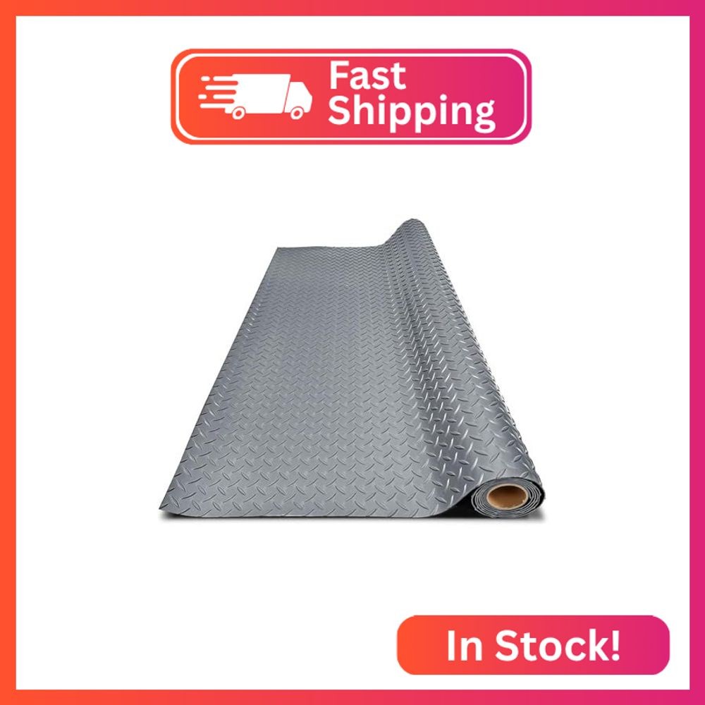 LITA Garage Floor Mat, PVC Flooring Roll Thickened Garage Mats, Heavy Duty Parki