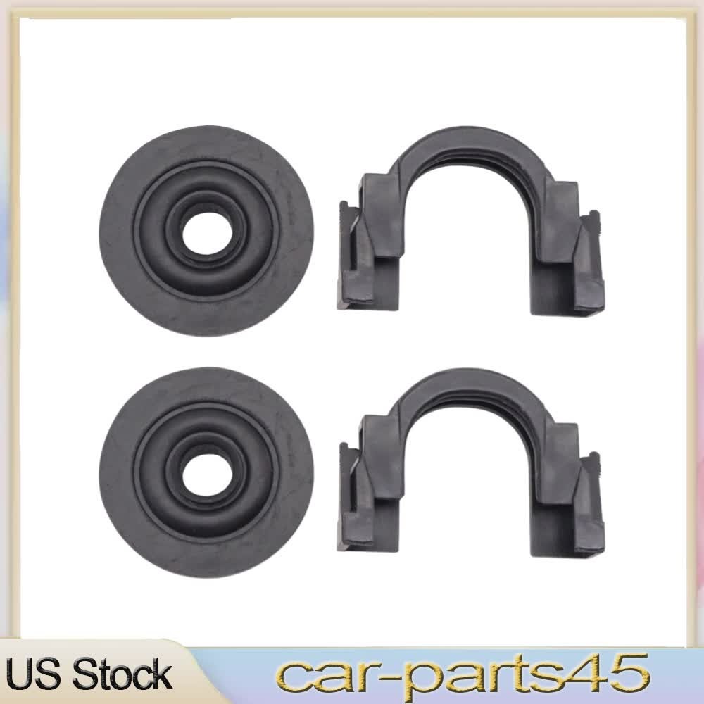 Upper Radiator Mount Bracket & Bushing 2Set For Nissan Maxima Quest Rogue Altima