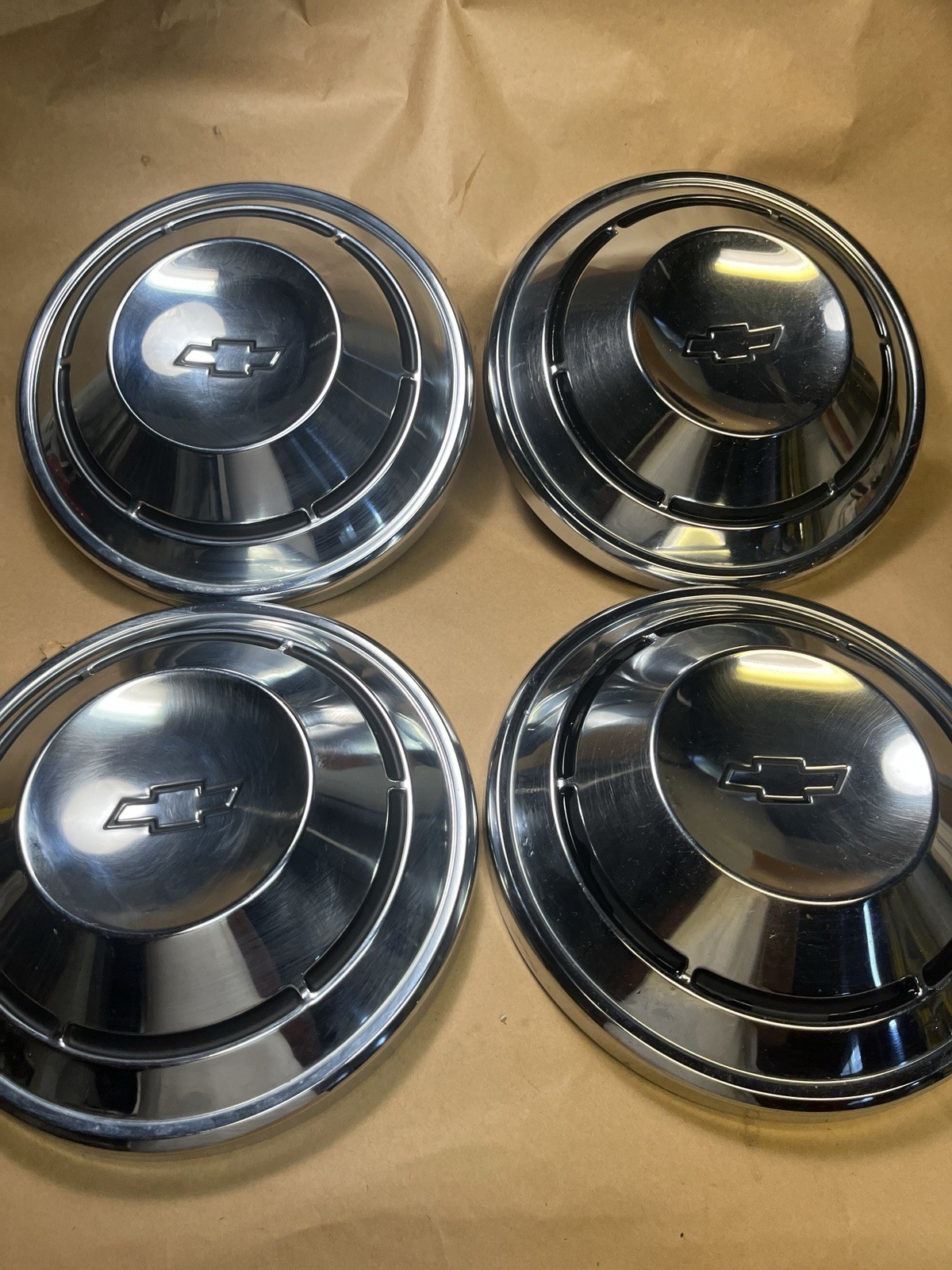 1968 1969 1970 CHEVY YENKO CAMARO NOVA COPO POVERTY DOG DISH HUBCAPS SET 1968 1969 1970 CHEVY YENKO CAMARO NOVA COPO POVERTY DOG DISH HUBCAPS SET