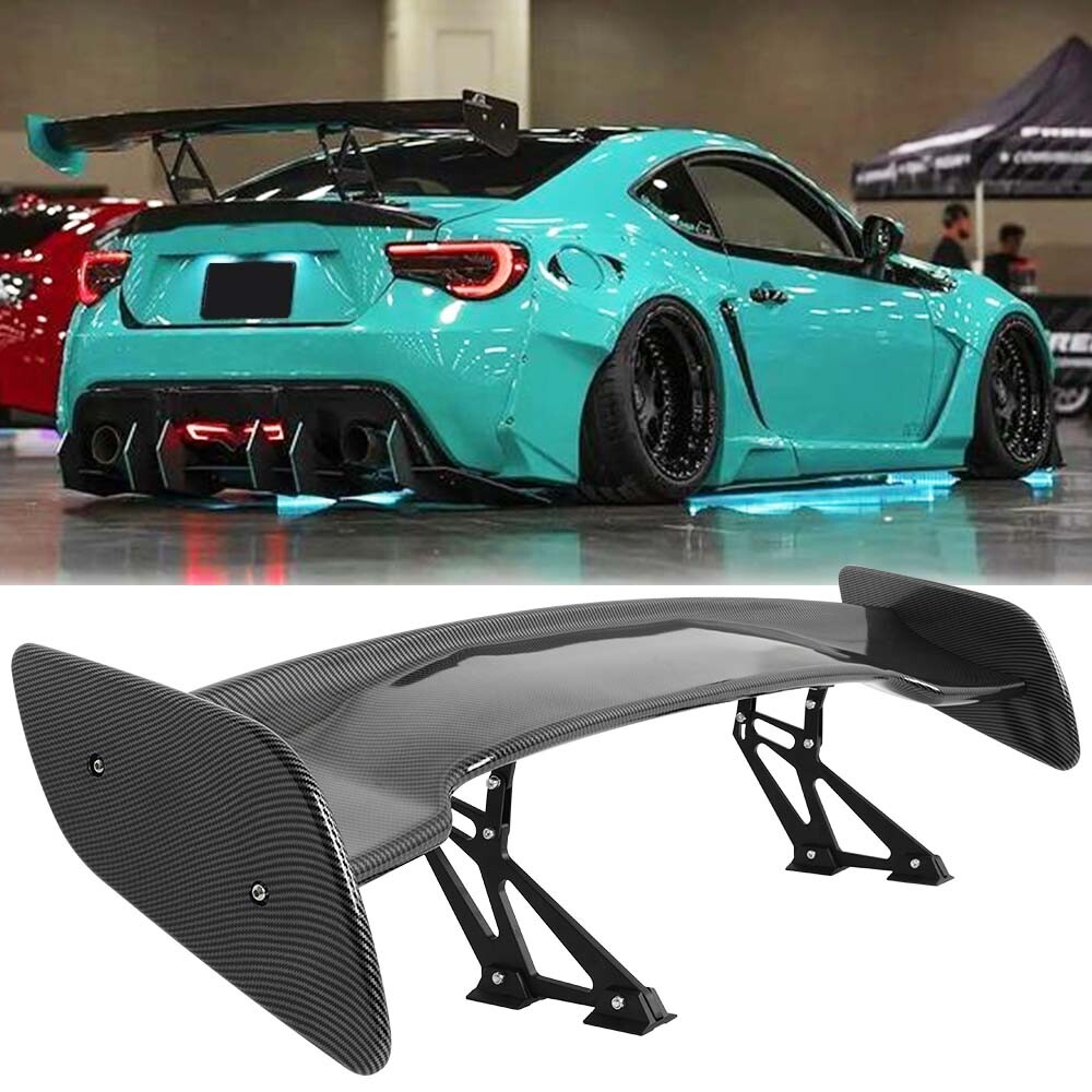 46” For Toyota 86 GR86 Rear Trunk Spoiler Wing Adjustable Carbon Fiber GT Style