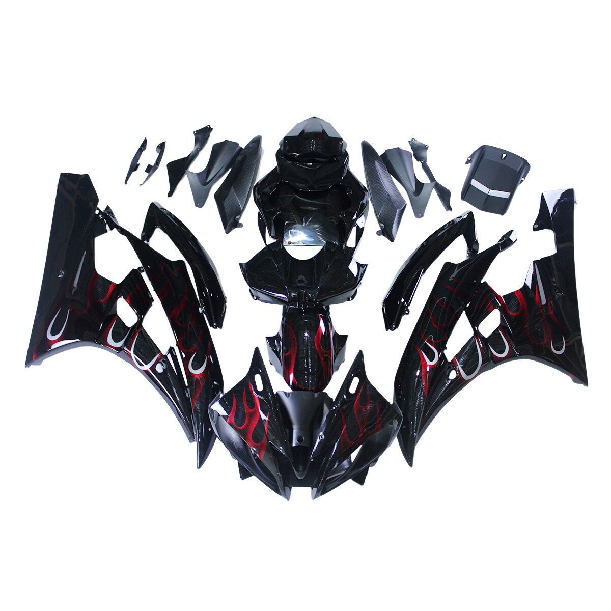 Injection Full Bodywork Fairing Kit For Yamaha YZF R6 2006 2007 ABS Fairings Red