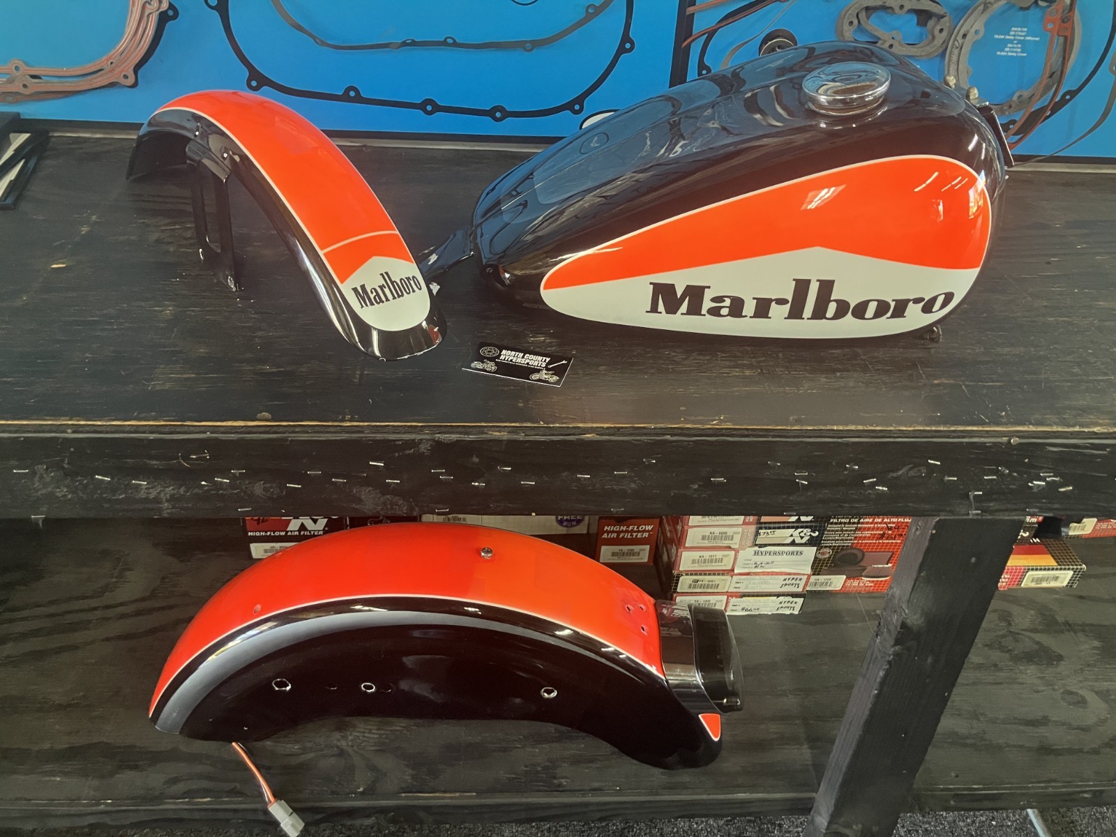 FXR Custom Painted Tin Set, Tanks and Fenders Fits 82-20 Harley Davidson