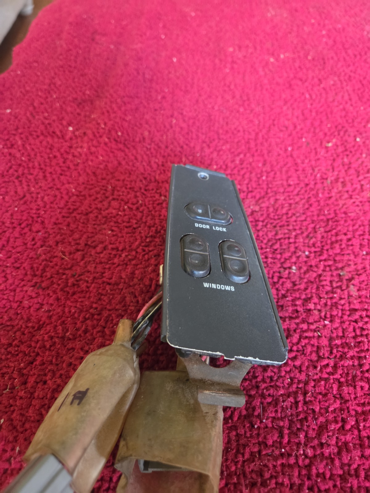 87-93mustang GtLx Drivers Side Power Window Lock Switch Assembly Inv #1 87-93mustang GtLx Drivers Side Power Window Lock Switch Assembly Inv #1