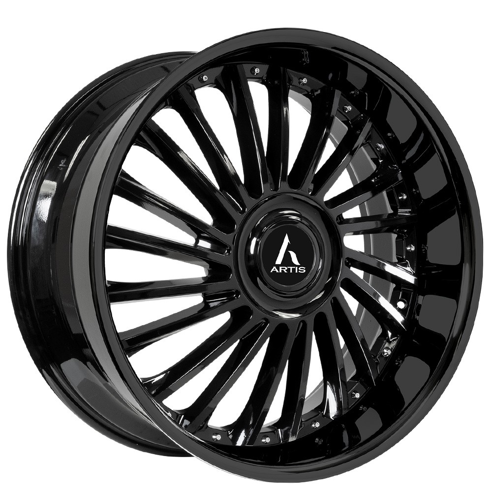24x9 Artis Wheels Renegade XL Gloss Black Rims (4pcs) 24x9 Artis Wheels Renegade XL Gloss Black Rims (4pcs)