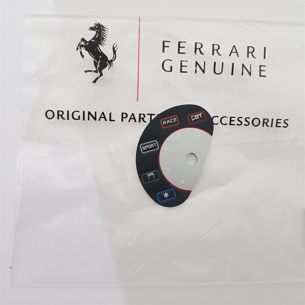 Ferrari 430 599 Steering Control Manettino Switch Sticker New Ferrari 430 599 Steering Control Manettino Switch Sticker New