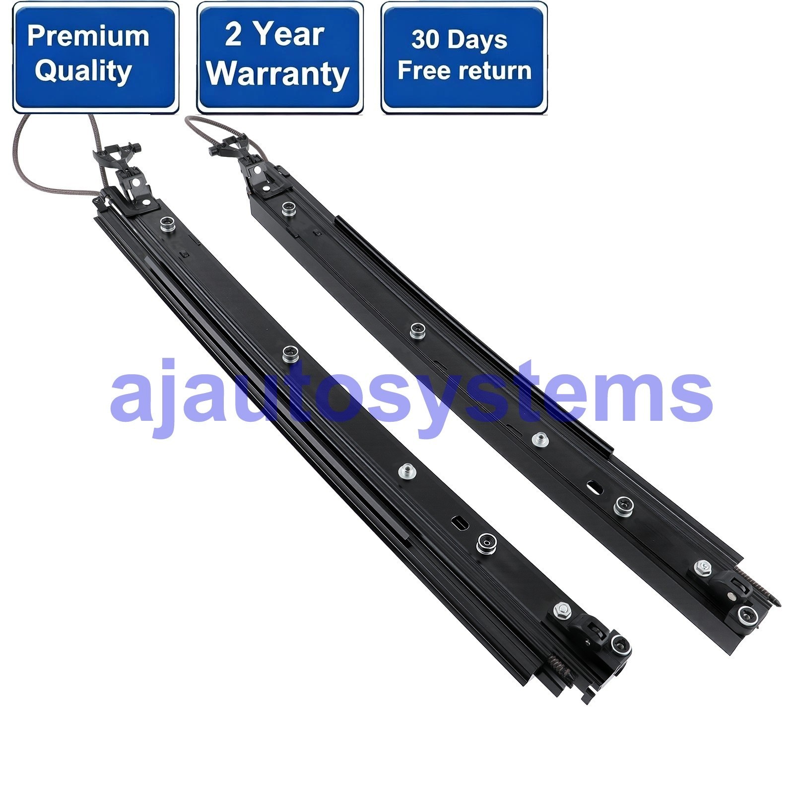 2x Panoramic Sunroof Track For 2014-20 Mercedes S450 S550 S560 S600 S63 S65 AMG