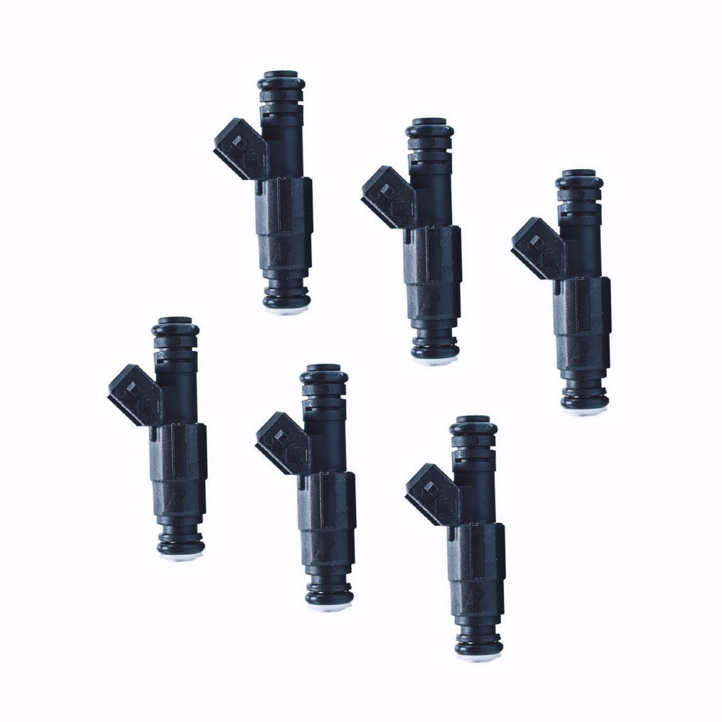 6 x 114lb 1200cc Fuel Injectors For BMW M3 M5 M6 M7 V6 X5 Z3 Z4 L6 L7 High OHMS