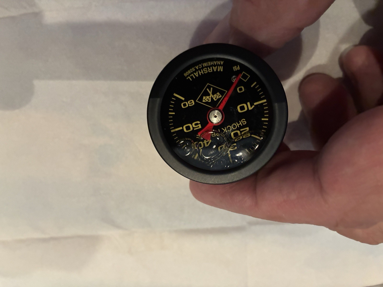 MARSHALL 60 psi oil pressure gauge big twin evolution all years