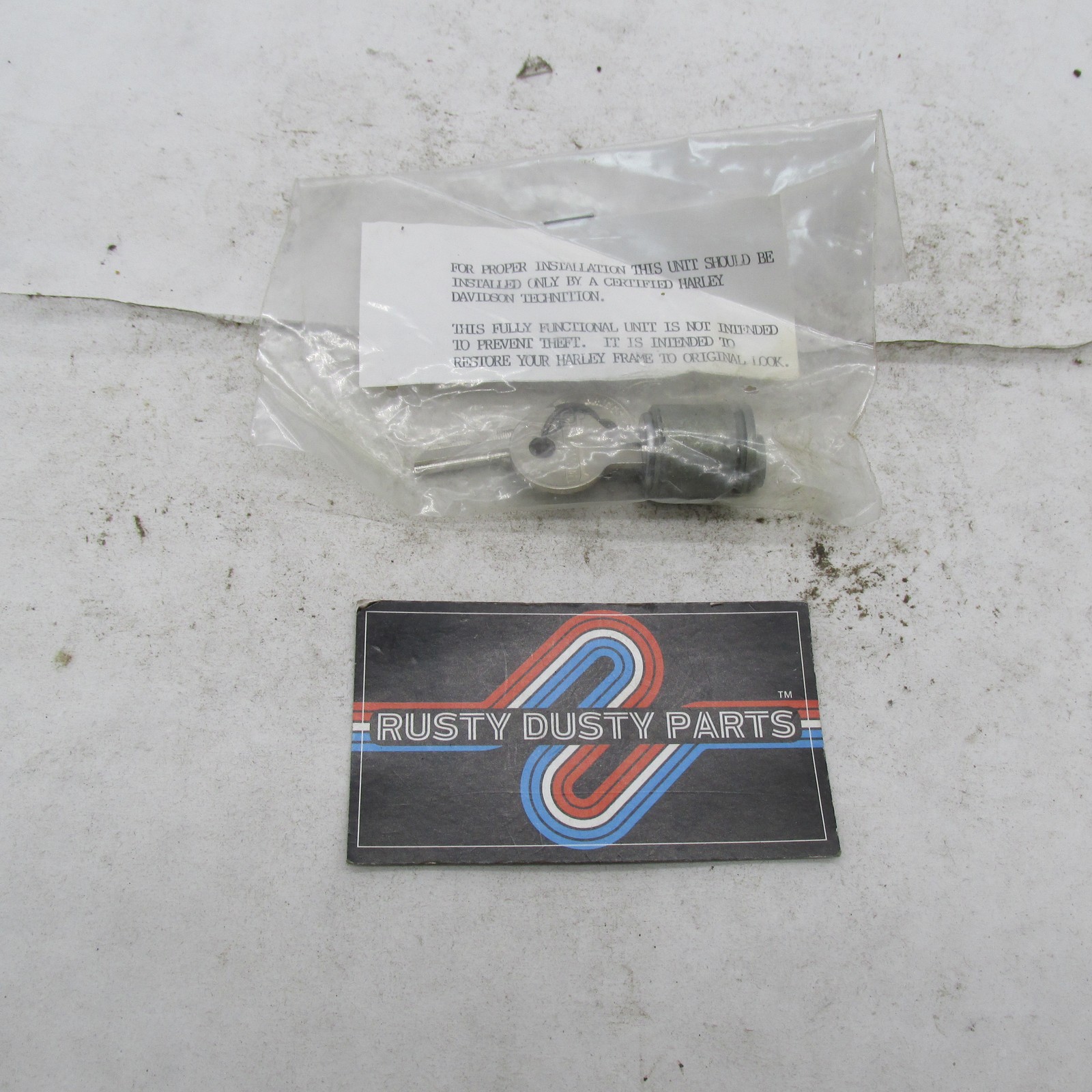 Harley Genuine Briggs & Stratton BASCO Steering Head Fork Lock w/ Keys 48150-30