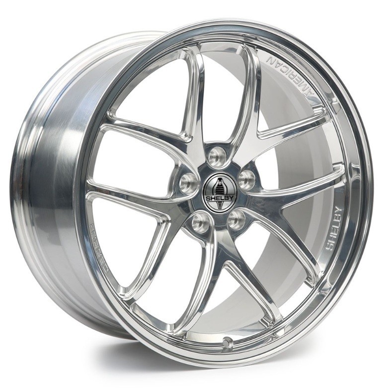 Shelby 50th Anniversary Super Snake Bright Finish Wheel Staggered SET (4 Wheels)