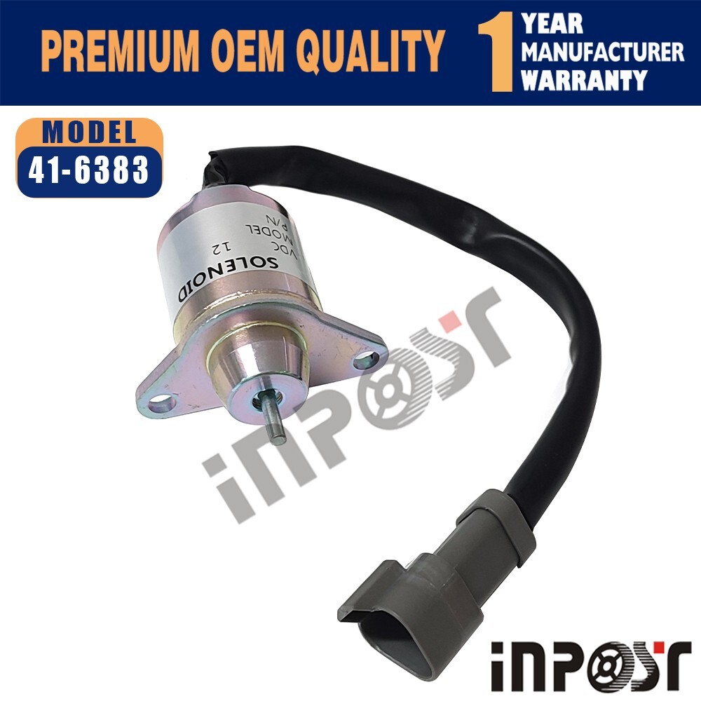 Fuel Solenoid Stop Shutdown For Thermo King 42-100 41-9100 41-6383 42100 419100 Fuel Solenoid Stop Shutdown For Thermo King 42-100 41-9100 41-6383 42100 419100