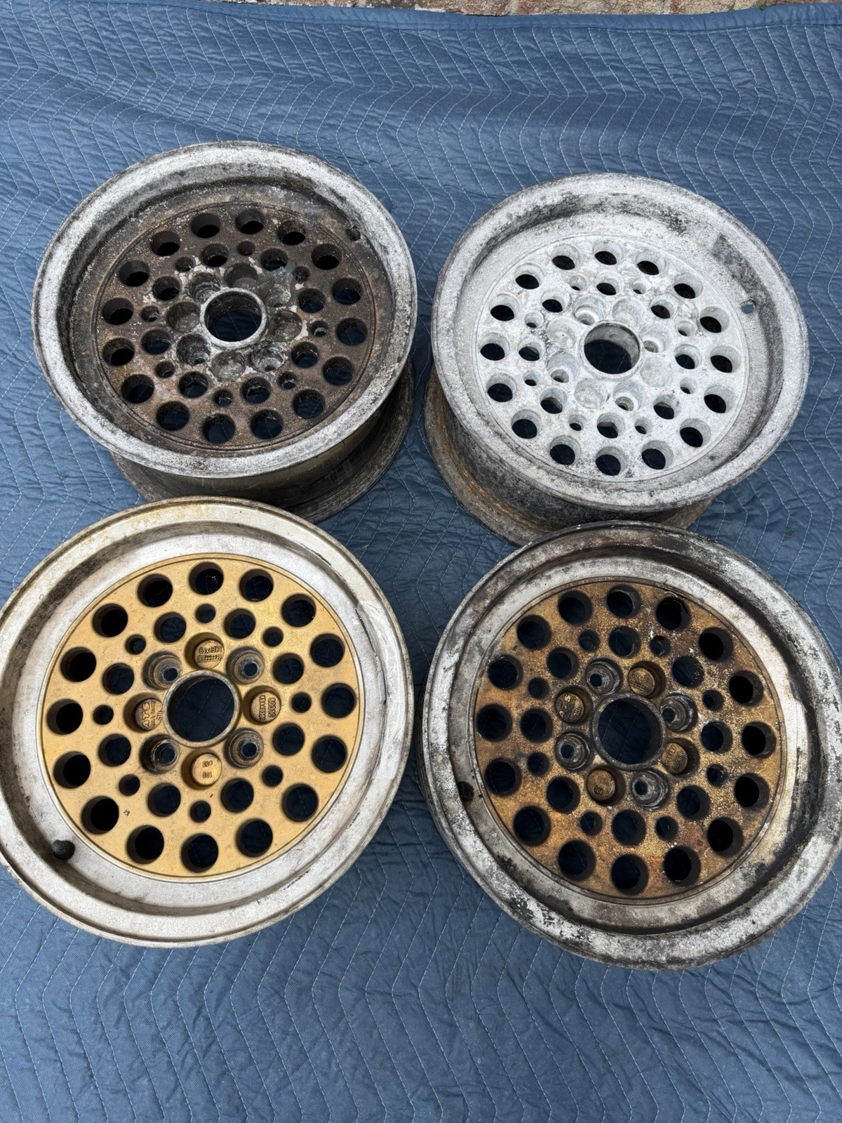Vintage BMW ATS Pepperpot Wheels 13x6 Set Of 4 E10 E21 13” 4x100 2002 ti tii Vintage BMW ATS Pepperpot Wheels 13x6 Set Of 4 E10 E21 13” 4x100 2002 ti tii