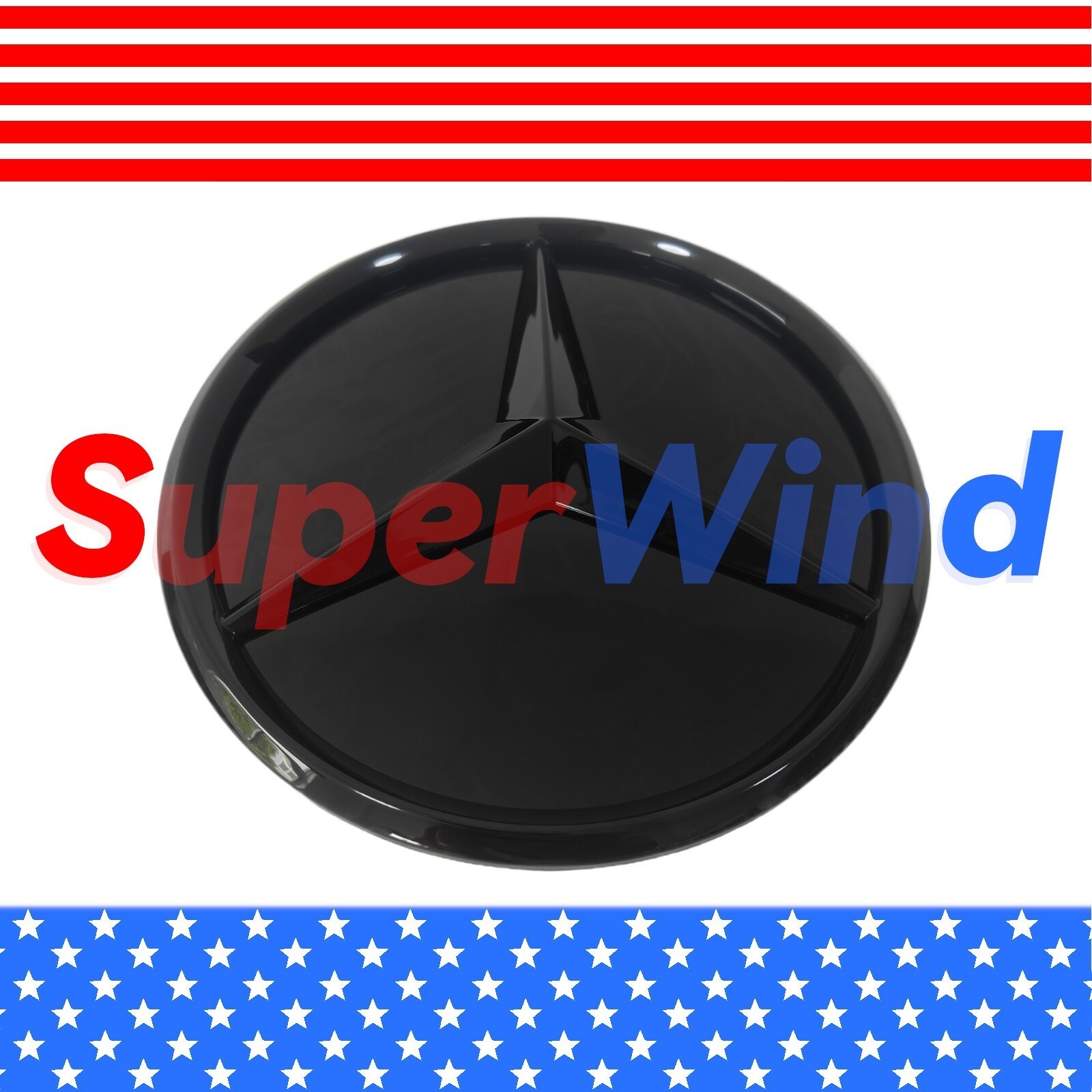 R Motors fit Mercedes-Benz W205 W212 Front Grille LOGO Badge Star Emblem Twist R Motors fit Mercedes-Benz W205 W212 Front Grille LOGO Badge Star Emblem Twist