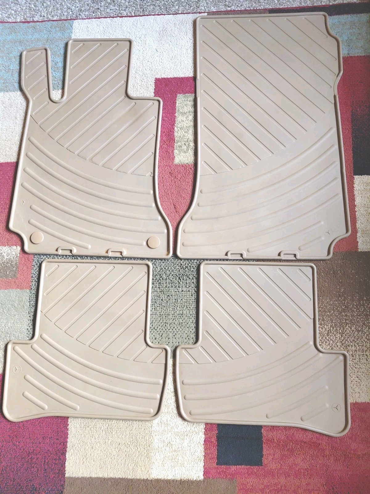 08-14 Mercedes-Benz  W204 C250 C300 C350 C63 AllWeather Driver Floor Mat Beige