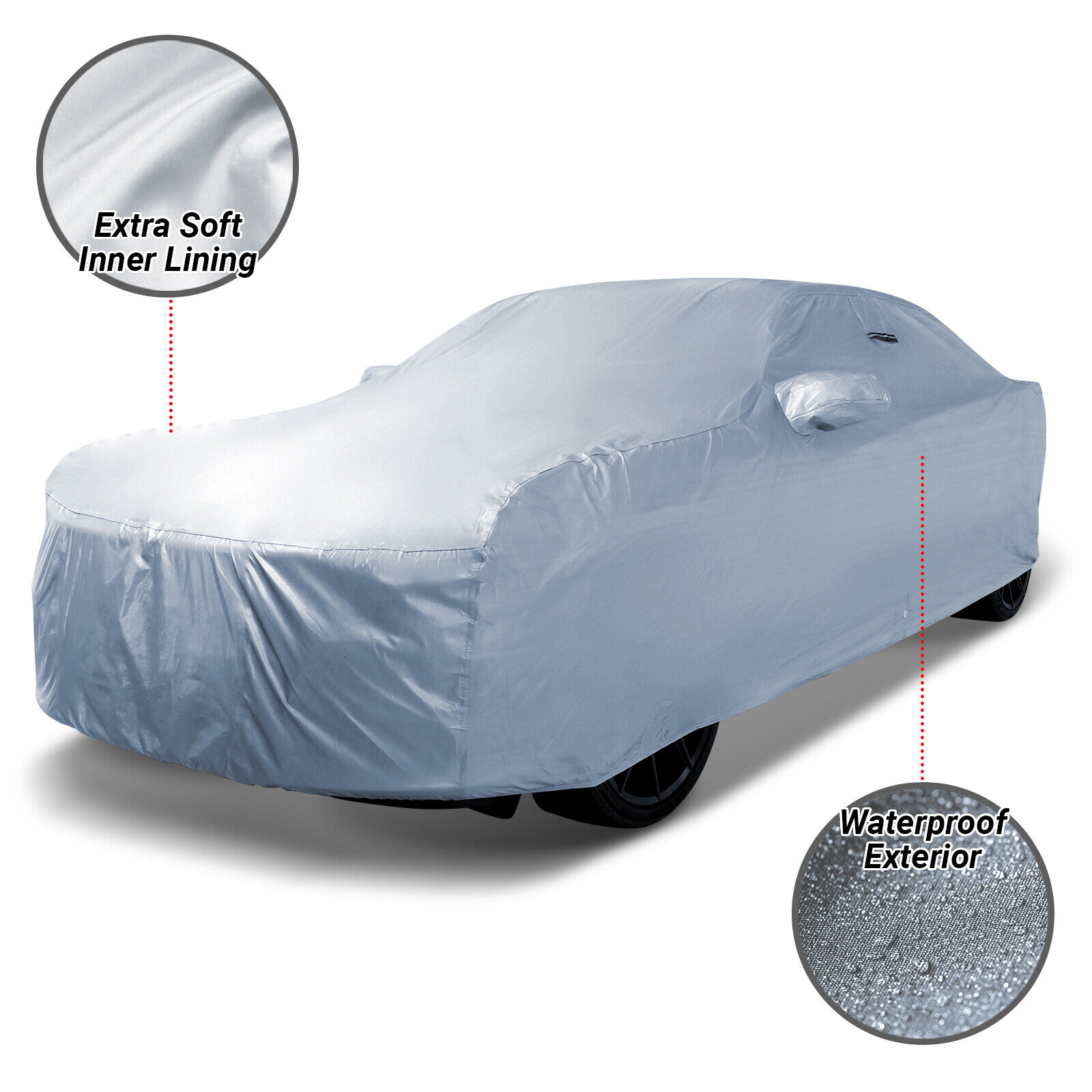 100% Waterproof / All Weather [MERCEDES OUTDOOR] 100% Premium Custom Car Cover