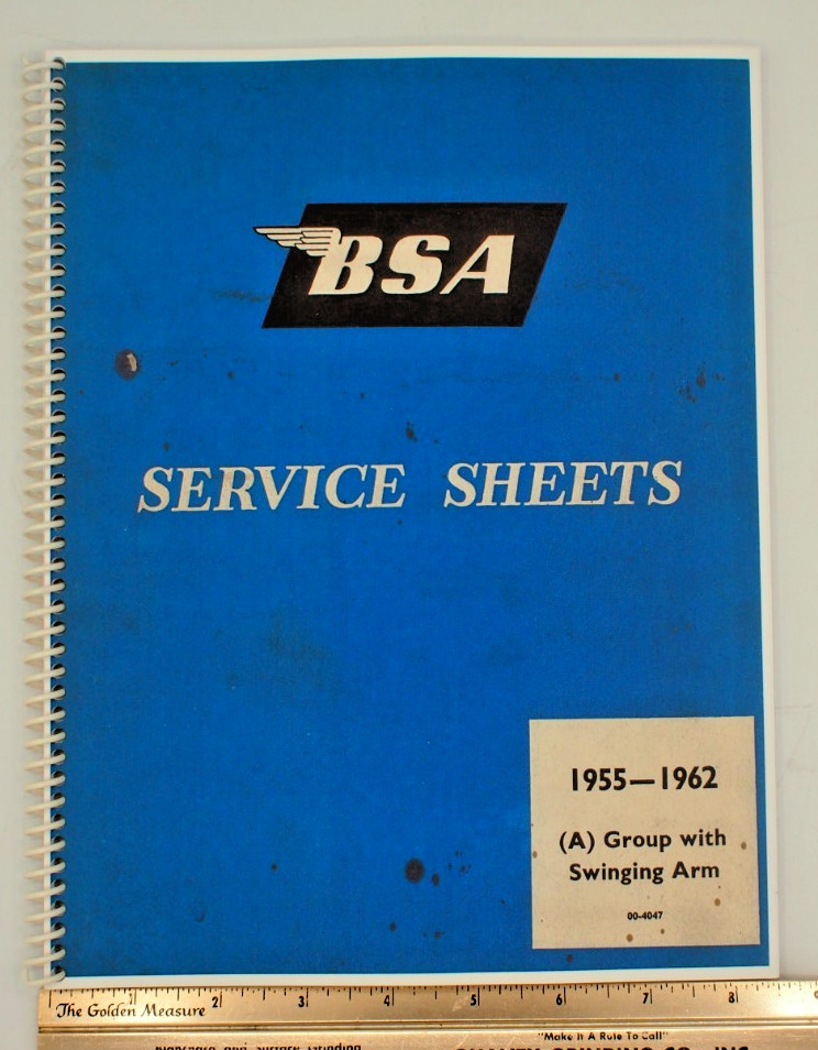 1955-1962 BSA Service Sheets #224