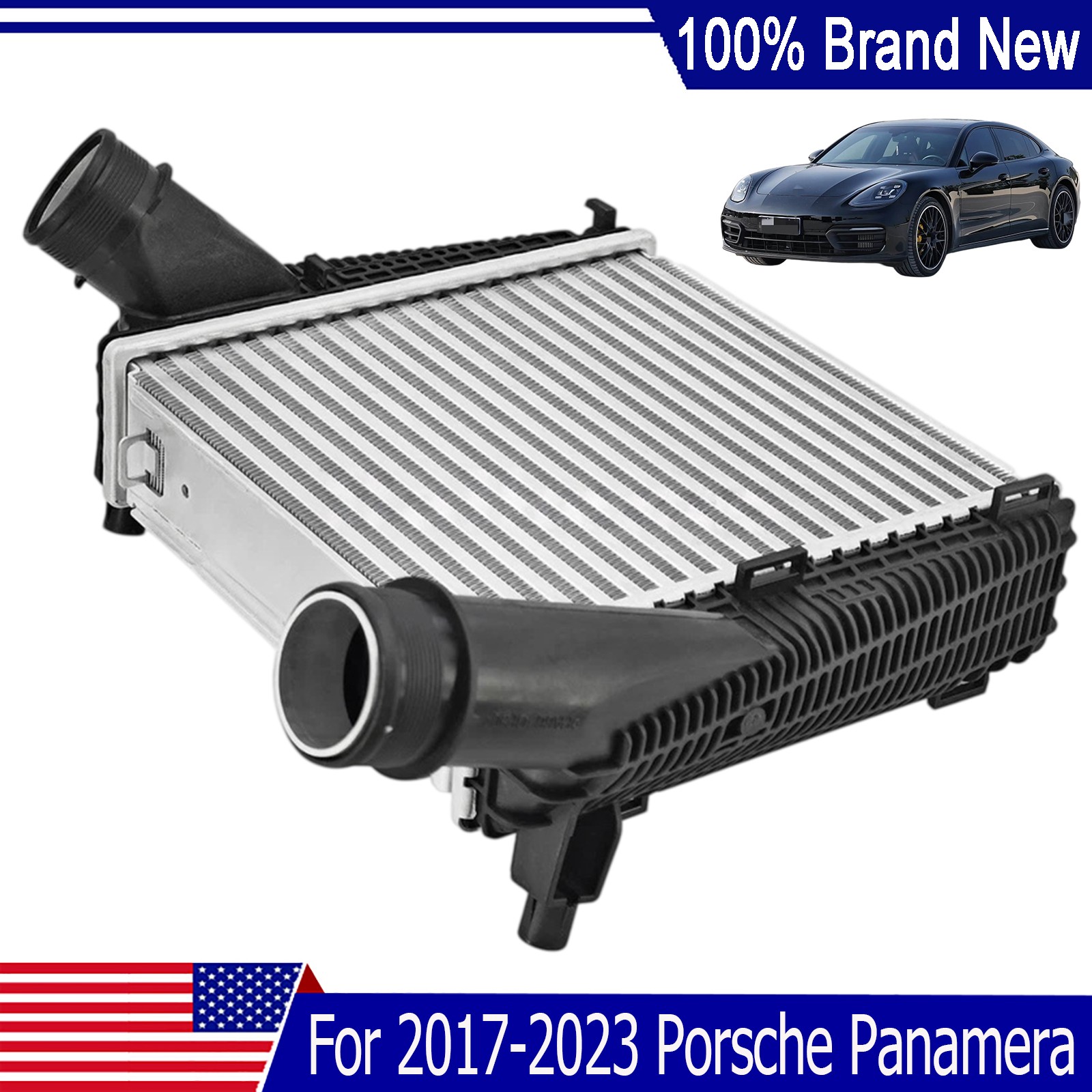 Right Passenger Side Inter-Cooler 971145804 For Porsche Panamera 2.9L 2017-2023