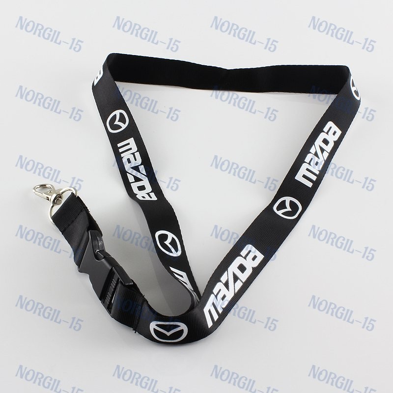 Lanyard Keychain Quick Release For MAZDA MAZDASPEED RX7 RX8 MIATA MX5 13B Black