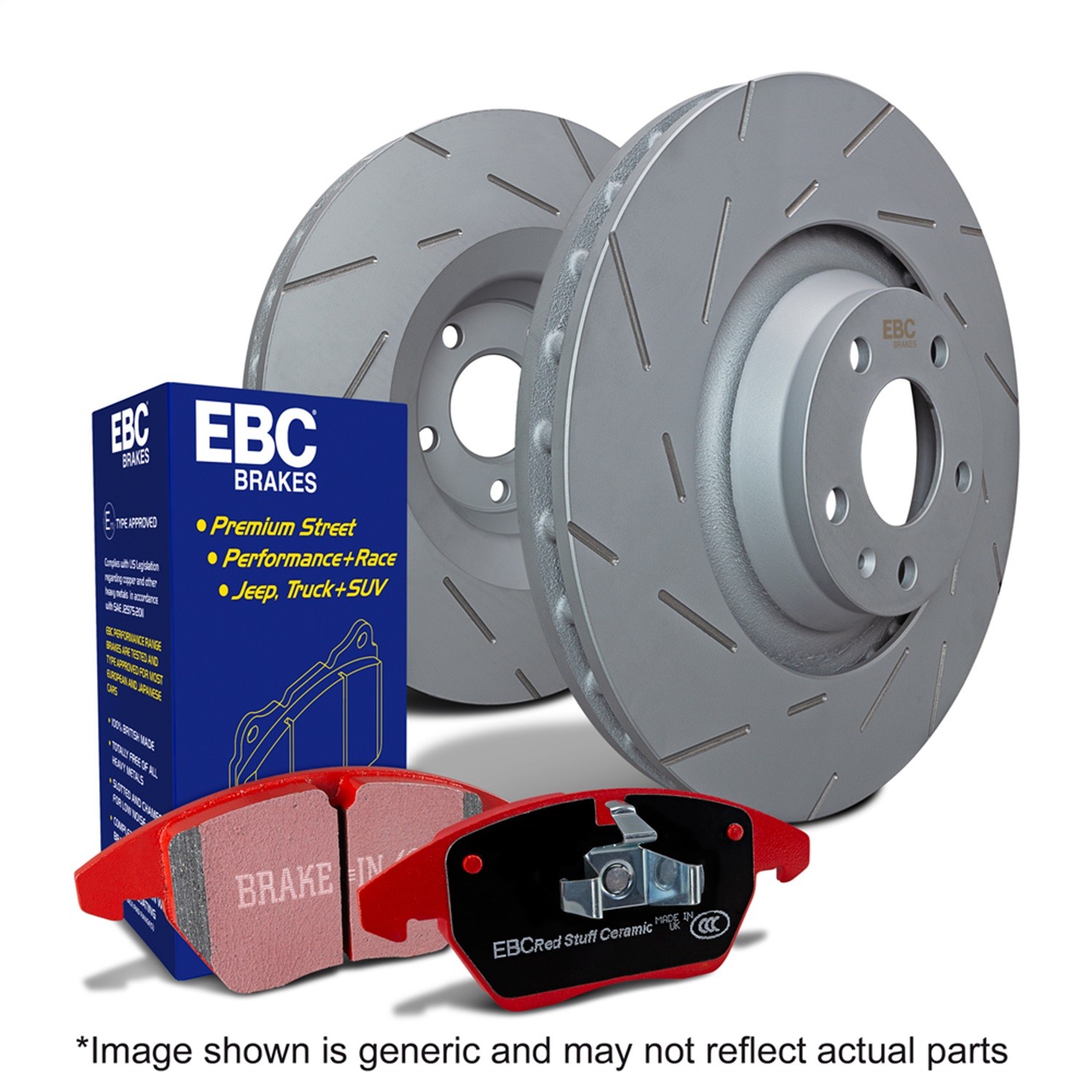 EBC for S4 Kits Redstuff Pads and USR Rotors S4KR1268