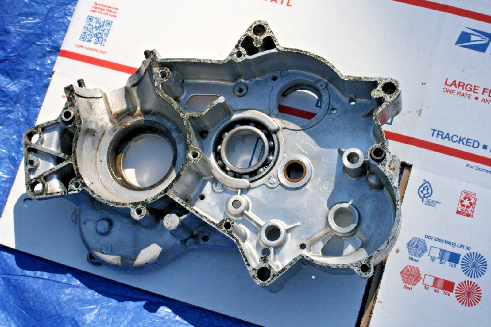 1964-66-68 BRIDGESTONE S90 SPORT OEM ENGINE CASE VIN # 18D-004443 1964-66-68 BRIDGESTONE S90 SPORT OEM ENGINE CASE VIN # 18D-004443