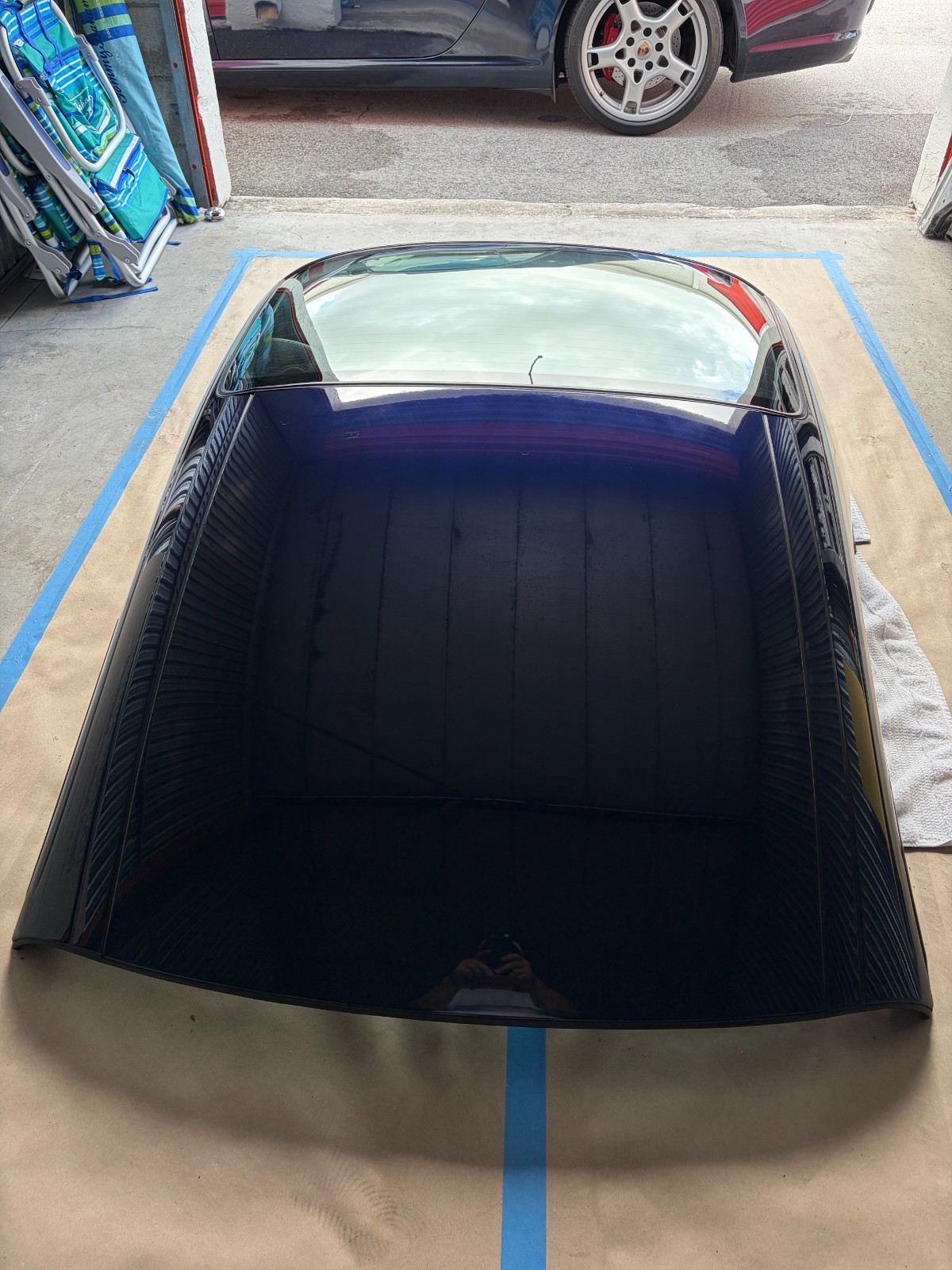 1999-2009 Porsche 996-997 hard top w/cover and stand in excellent condition 1999-2009 Porsche 996-997 hard top w/cover and stand in excellent condition