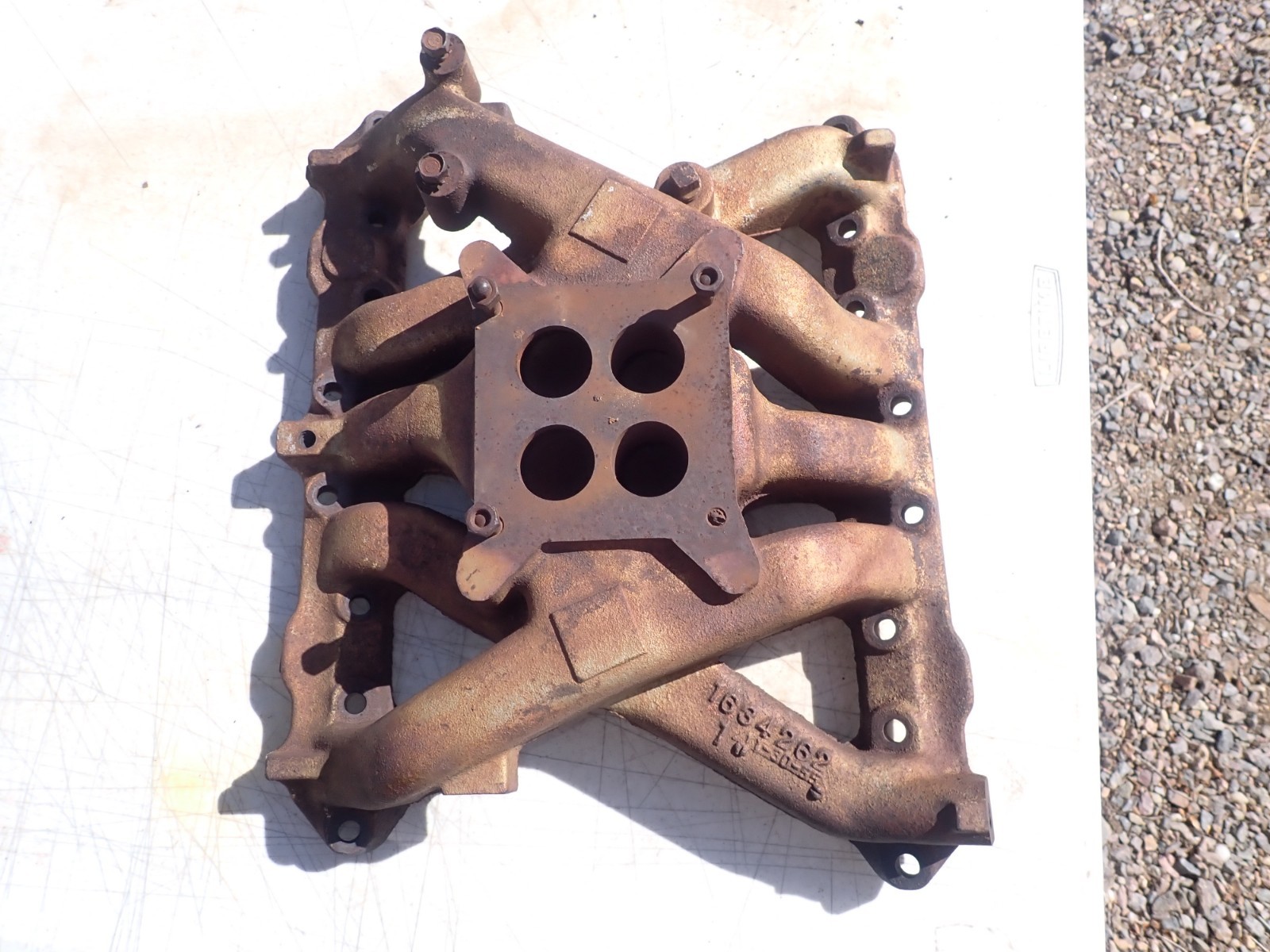 1956 Dodge D500 Super Red Ram 4bbl Intake Manifold 315 325 HEMI 1957 Hot Rod 56