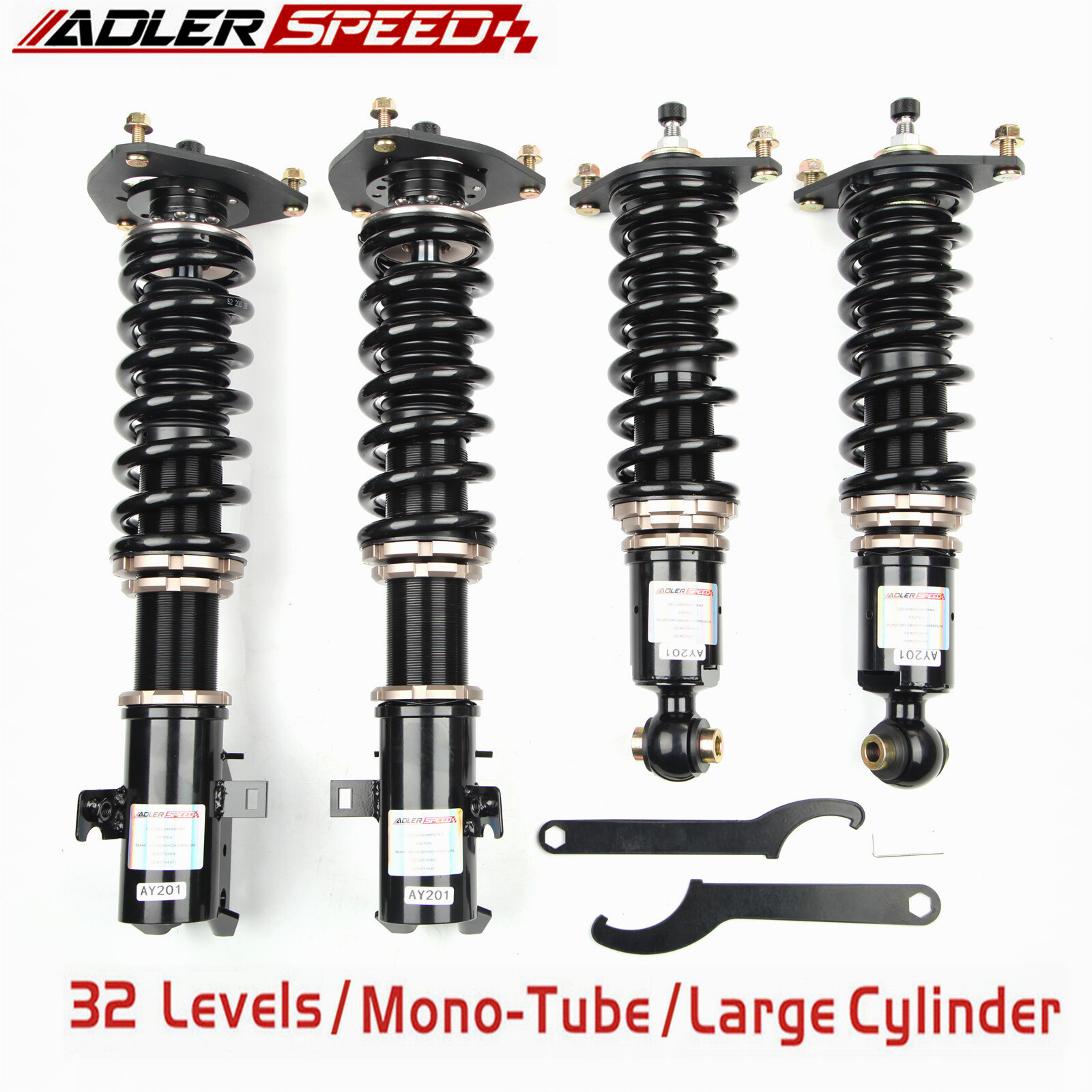 ADLERSPEED Coilovers Kit For 10-14 Subaru Legacy 32 Level Adj. Lowering Springs