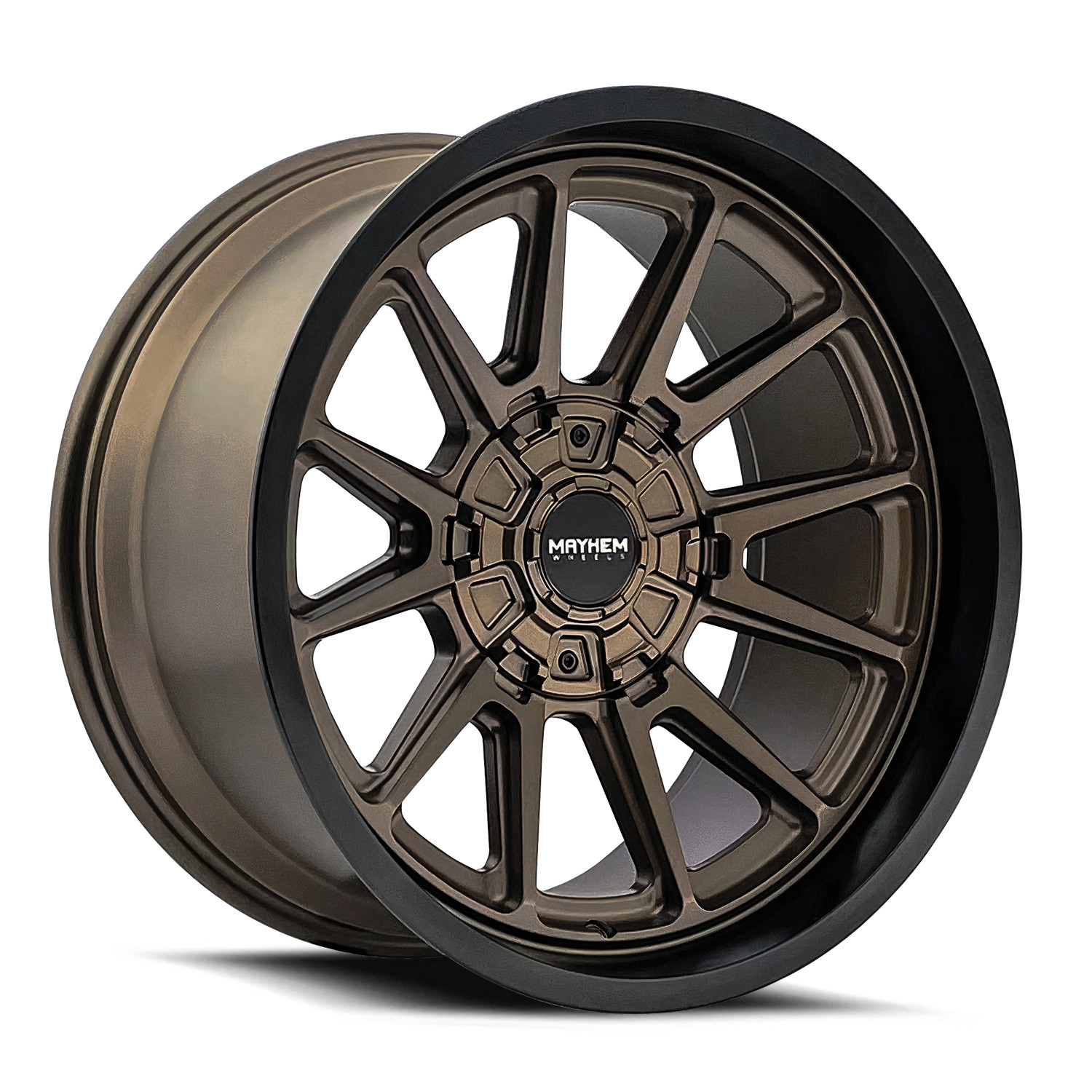 18x9 Mayhem 8116 Intrepid Satin Bronze Wheel 5x5/5x5.5 (-12mm)