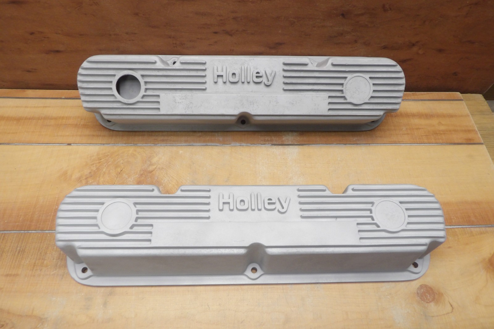 Holley M/T Dodge Plymouth 318-340-360 SB Mopar Alum Valve Covers Mickey Thompson
