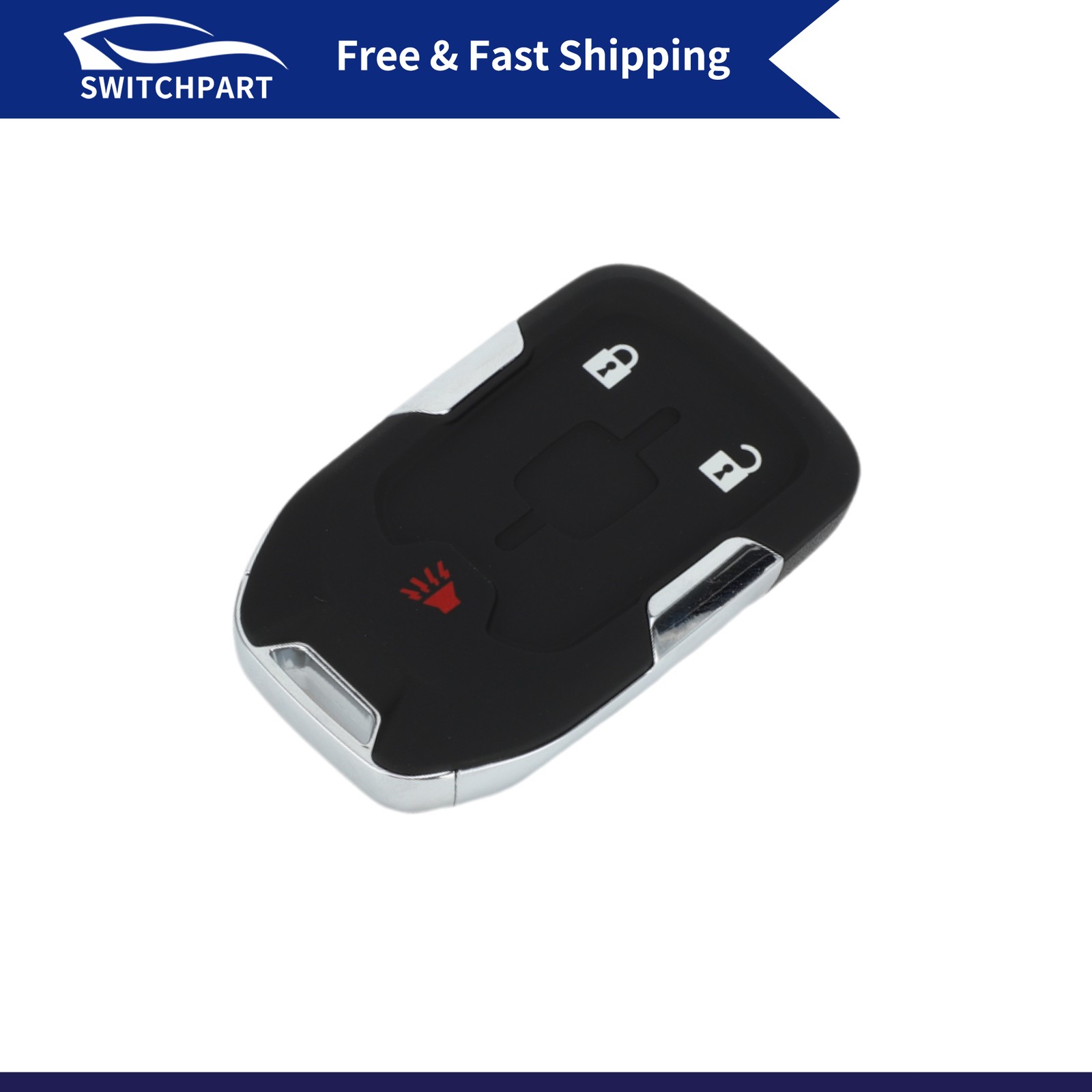 3 Buttons Keyless Entry Remote Fob Key Shell Cover fit for GMC Terrain 2018-2022 3 Buttons Keyless Entry Remote Fob Key Shell Cover fit for GMC Terrain 2018-2022